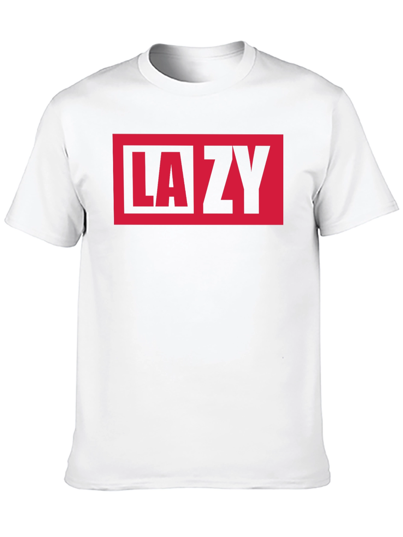 Lazy Graphic Print T-Shirt