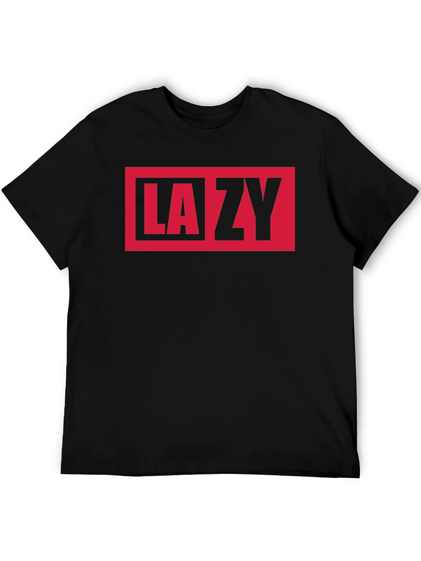 Lazy Graphic Print T-Shirt