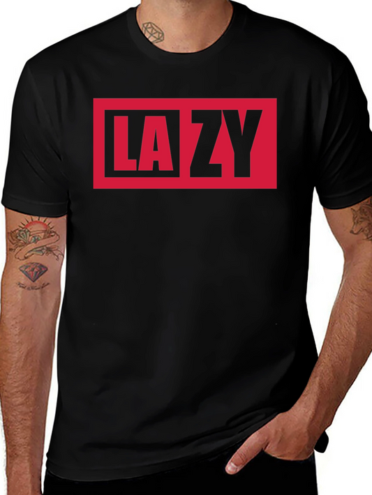 Lazy Graphic Print T-Shirt