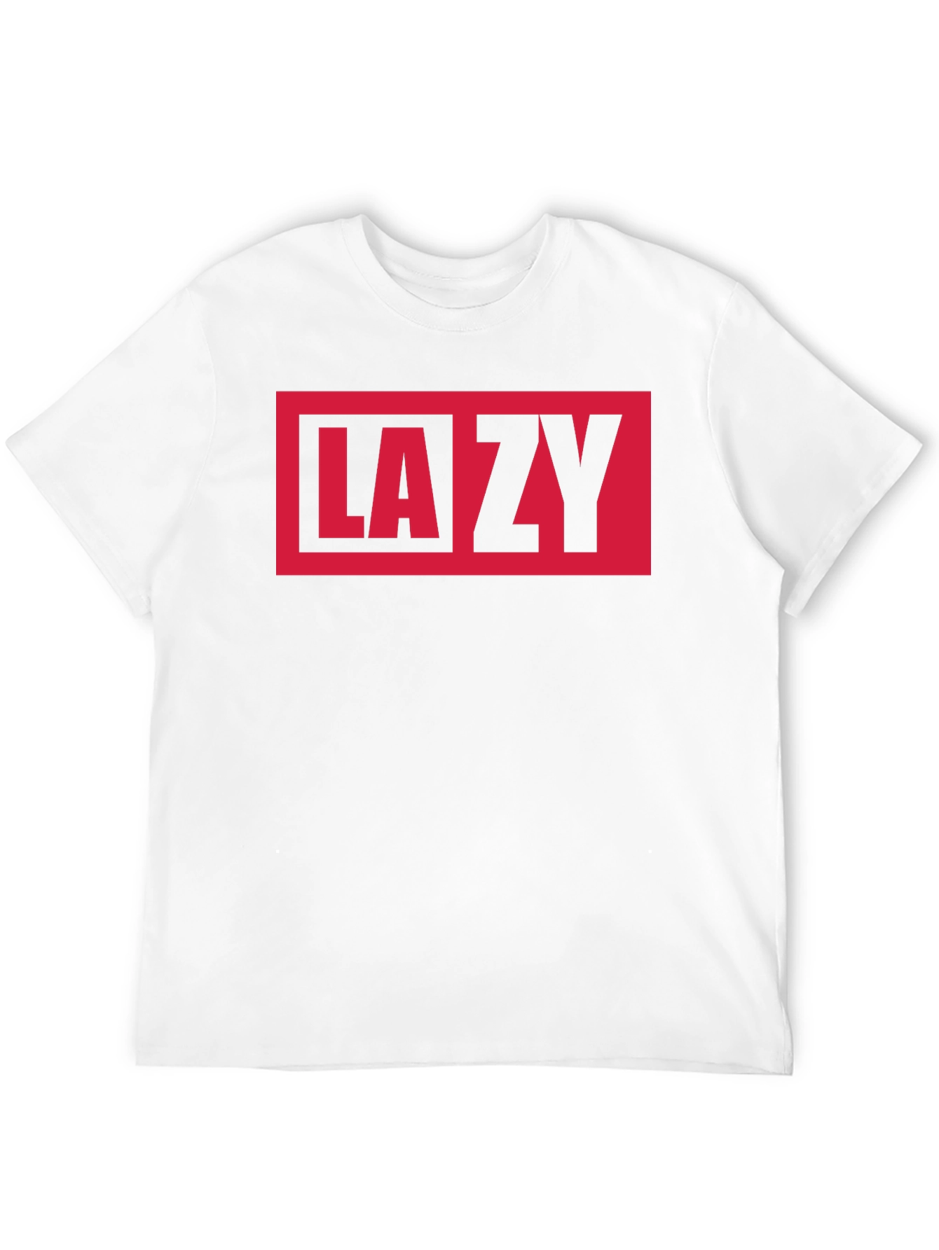 Lazy Graphic Print T-Shirt