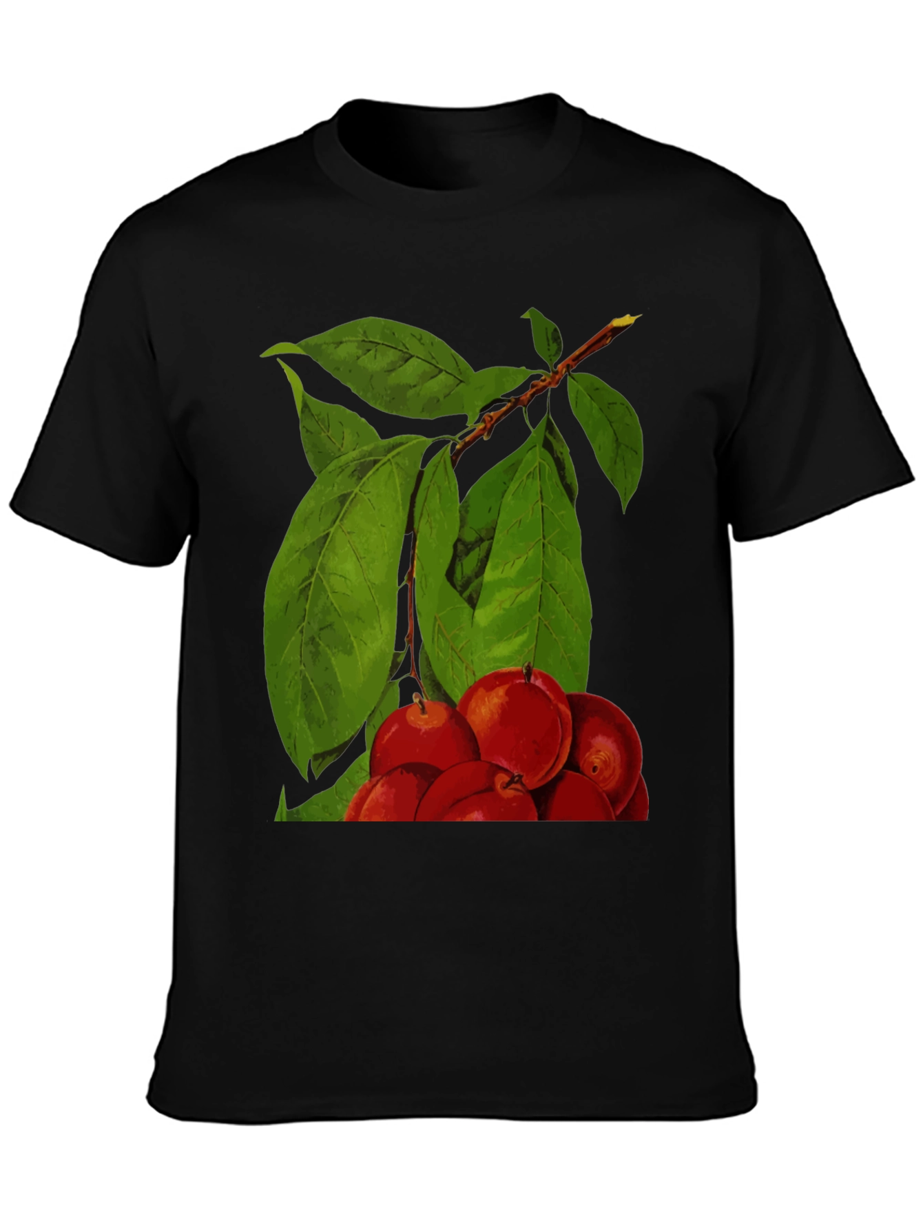 Fruit Tree Graphic Tee - Black