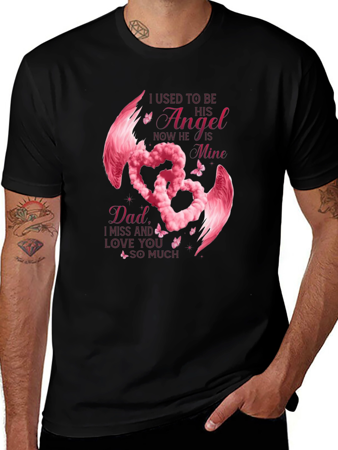 Dad Angel Wings T-Shirt