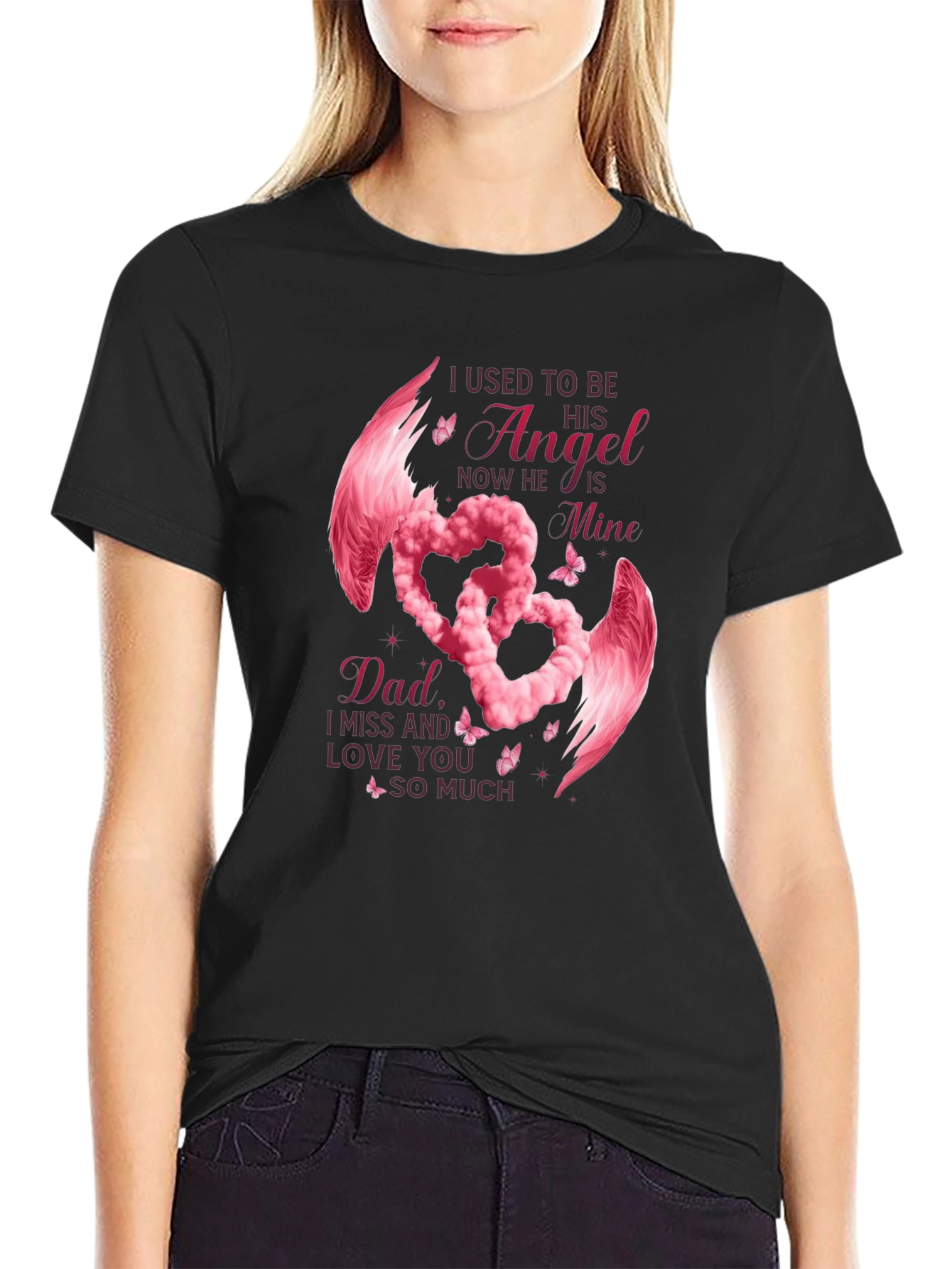 Dad Angel Wings T-Shirt