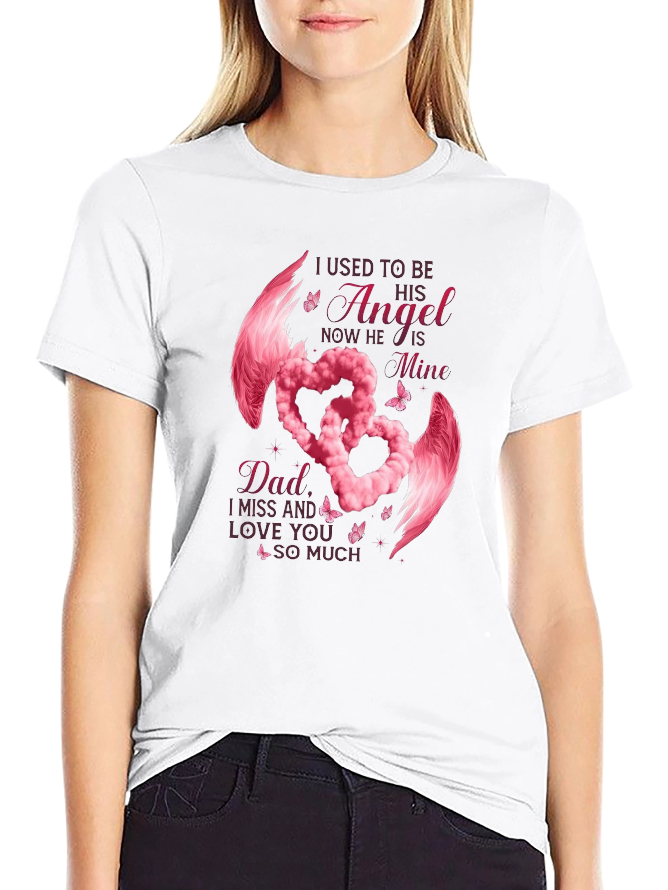Dad Angel Wings T-Shirt