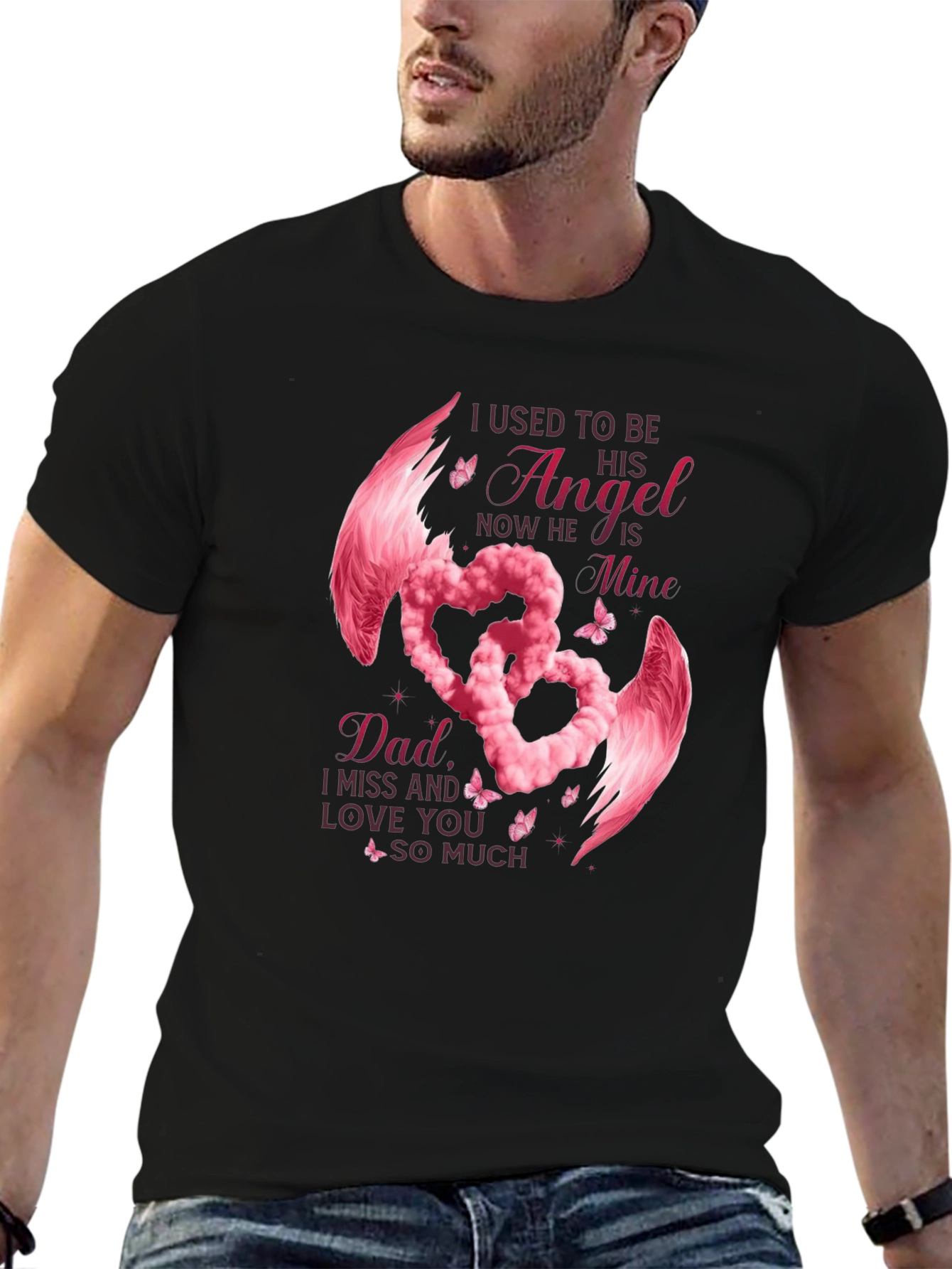Dad Angel Wings T-Shirt
