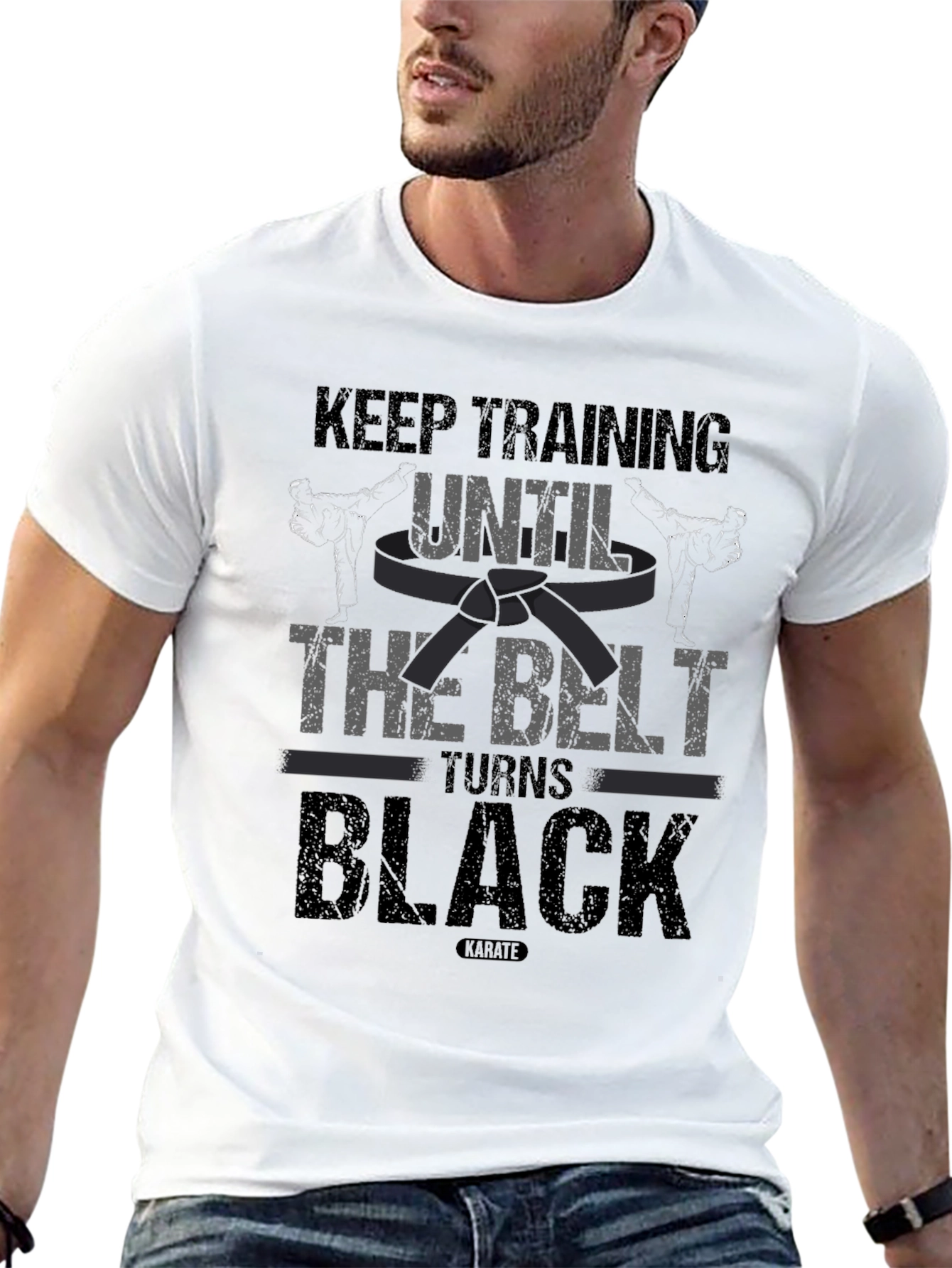 Keep Training Until The Belt Turns Black T-Shirt