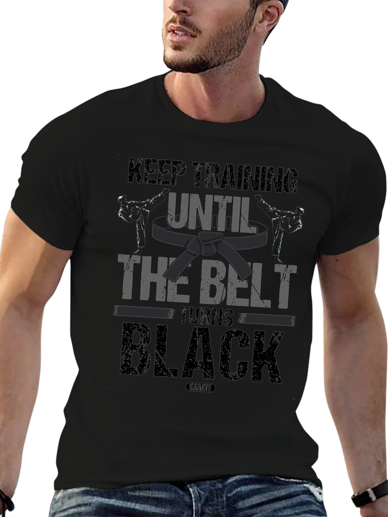 Keep Training Until The Belt Turns Black T-Shirt