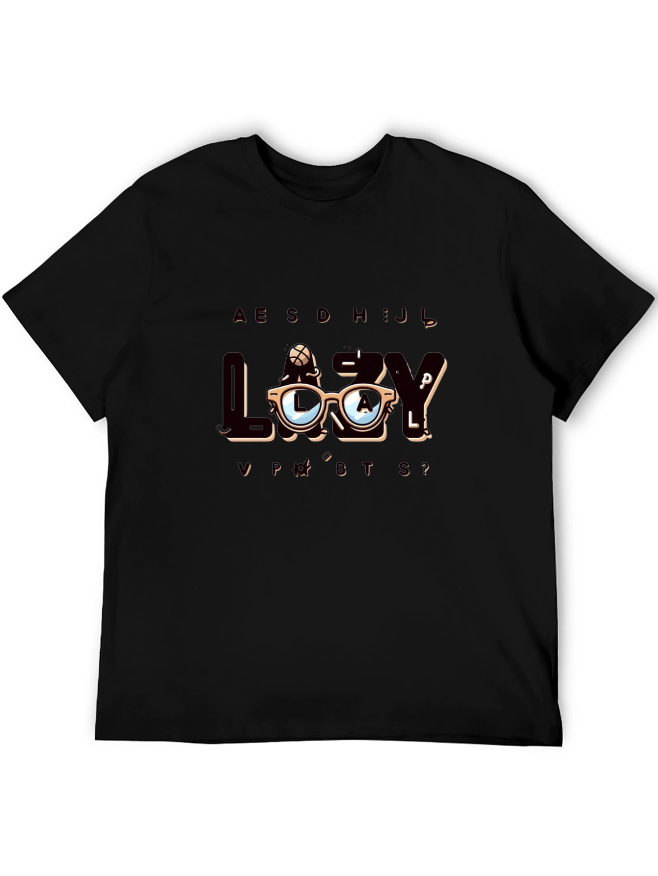 LAZY Funny Graphic Tee - Comfortable Cotton