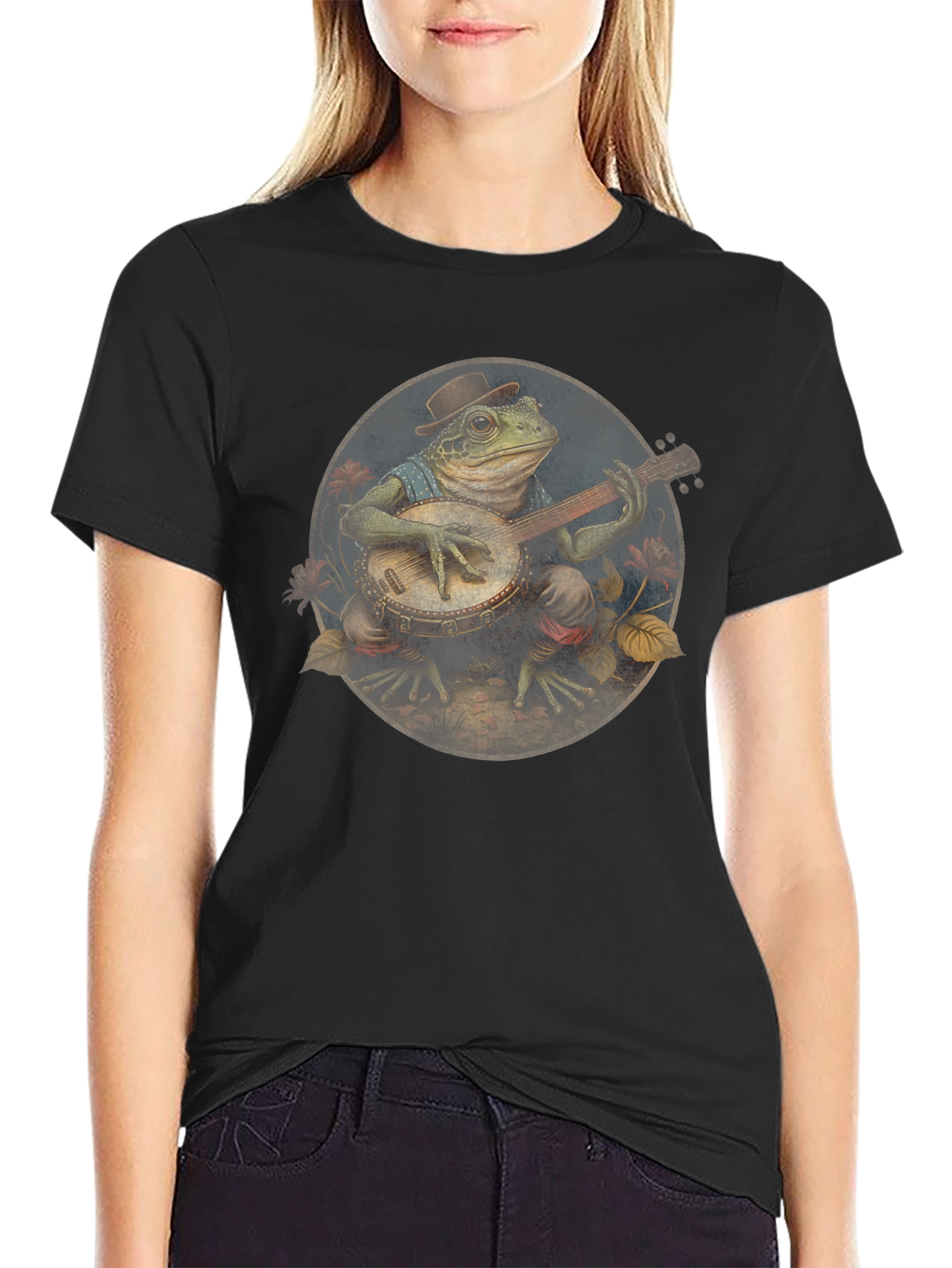 Banjo Frog Graphic Tee