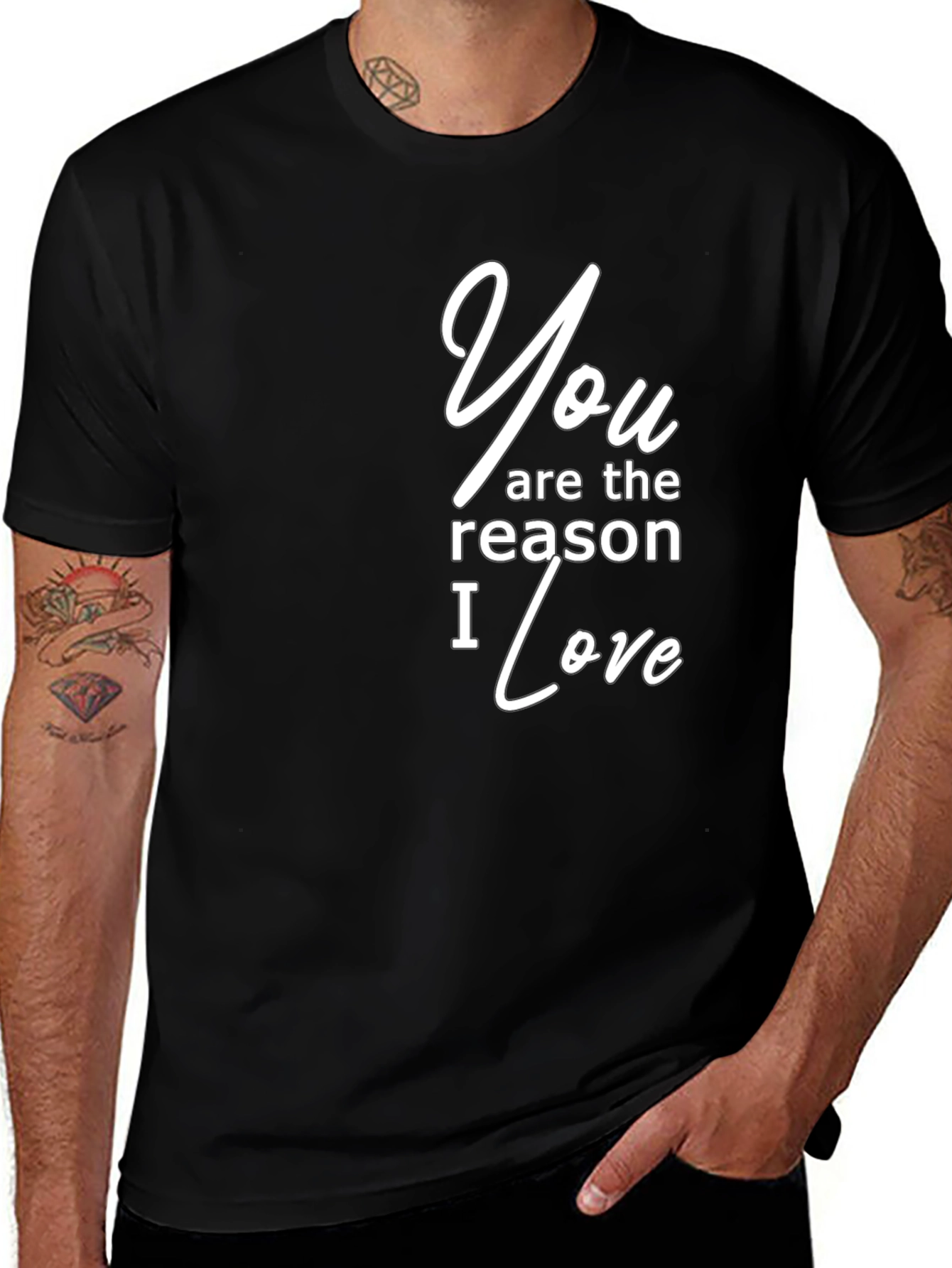 You are the Reason I Love Black T-Shirt