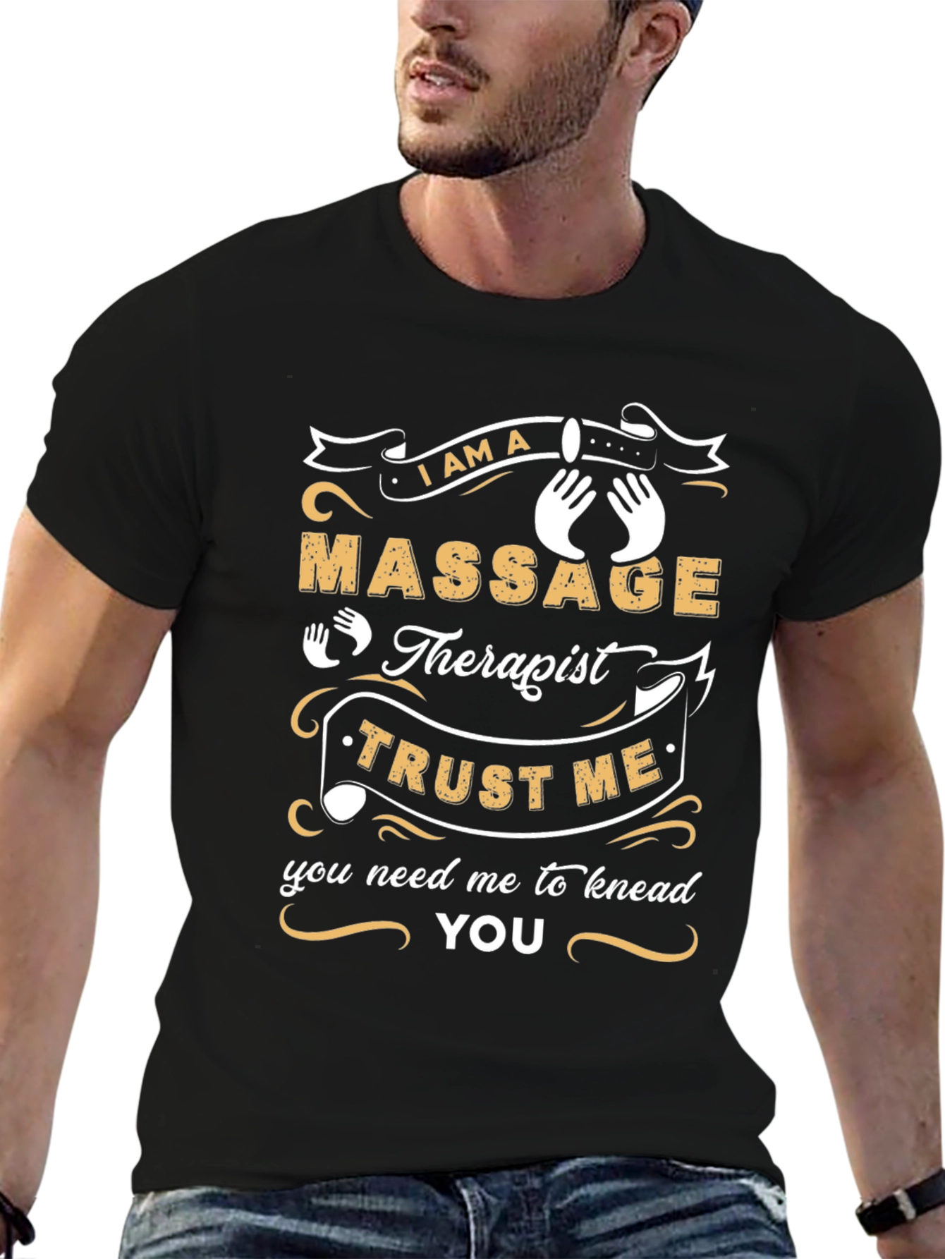 Massage Therapist Novelty Graphic T-Shirt