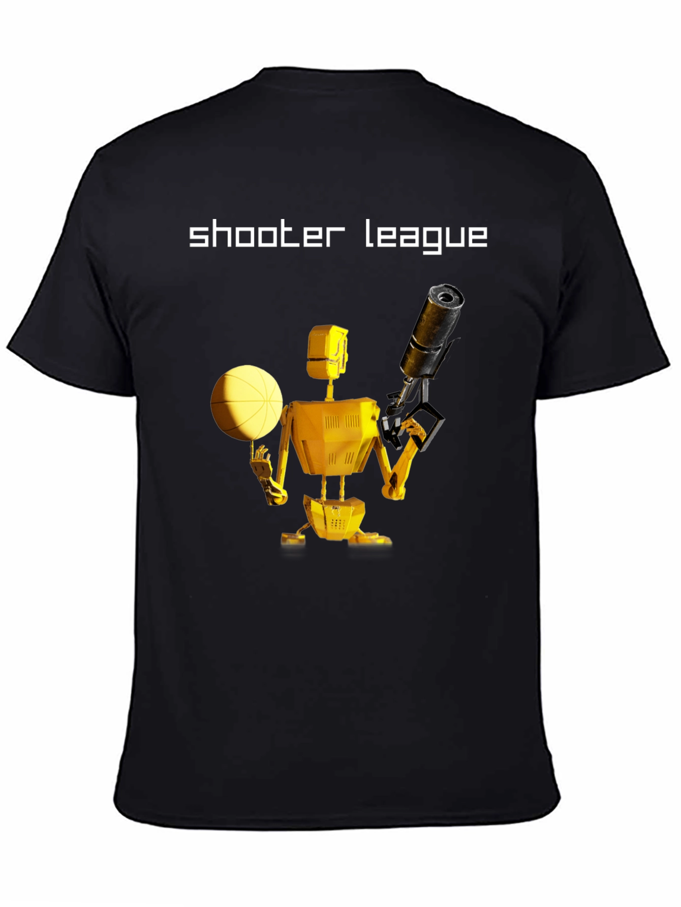 Shooter League Robot Basketball T-Shirt