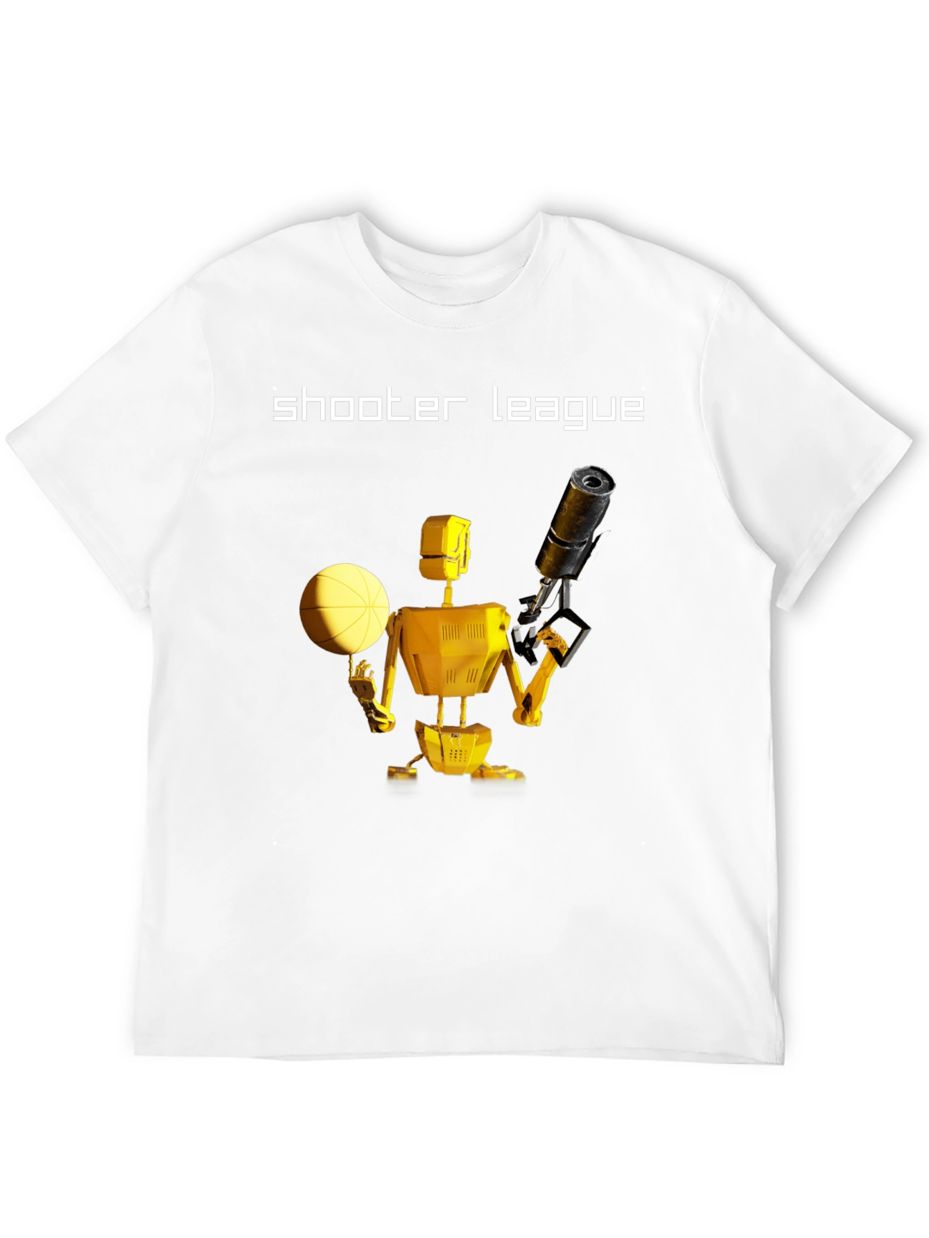 Shooter League Robot Basketball T-Shirt