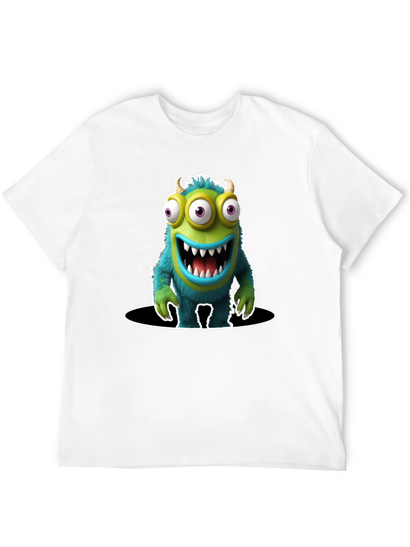Monster Graphic T-Shirt - Quirky & Fun Design