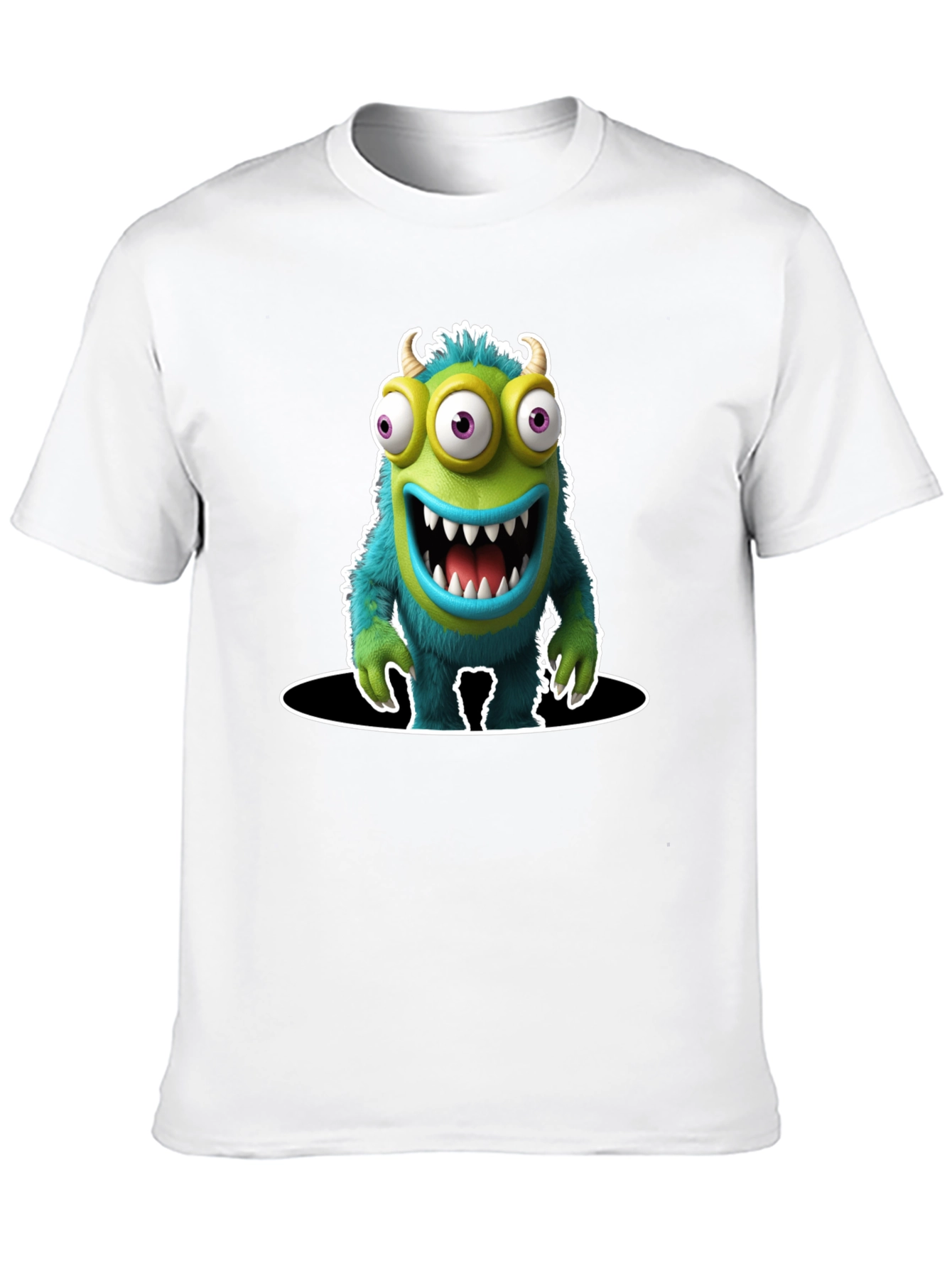 Monster Graphic T-Shirt - Quirky & Fun Design
