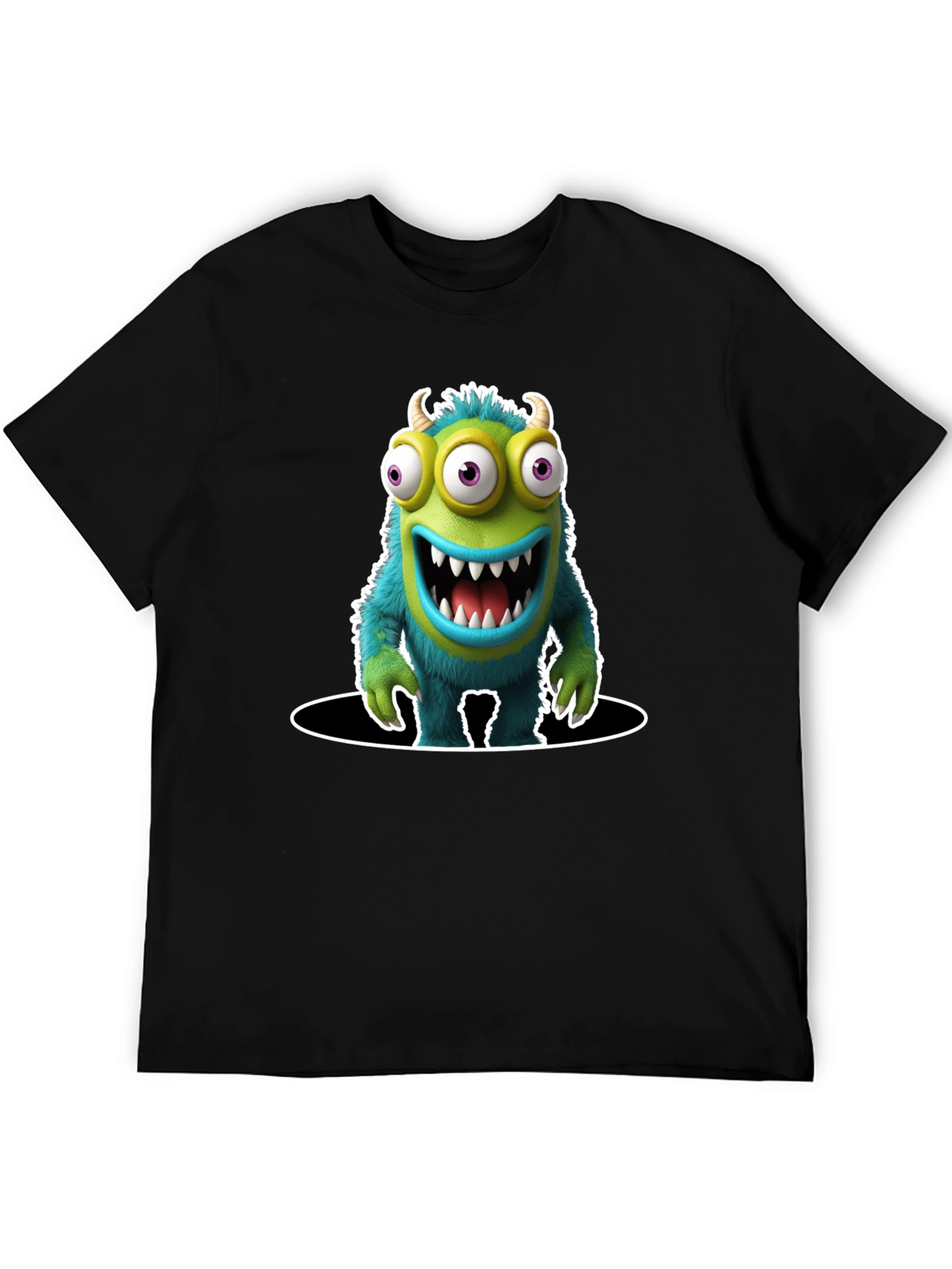 Monster Graphic T-Shirt - Quirky & Fun Design