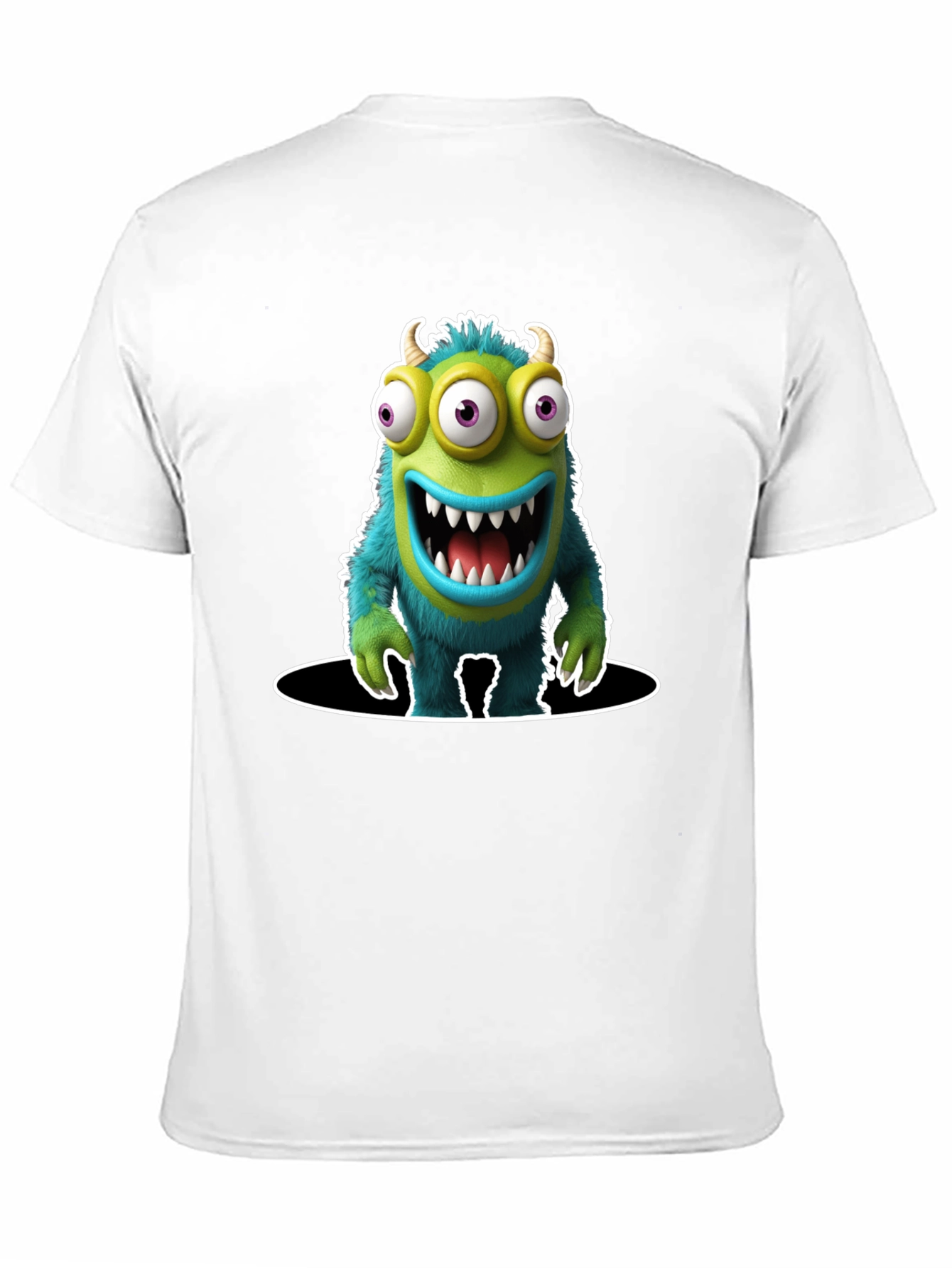 Monster Graphic T-Shirt - Quirky & Fun Design