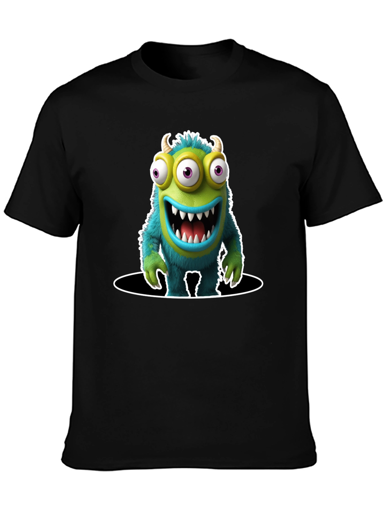 Monster Graphic T-Shirt - Quirky & Fun Design