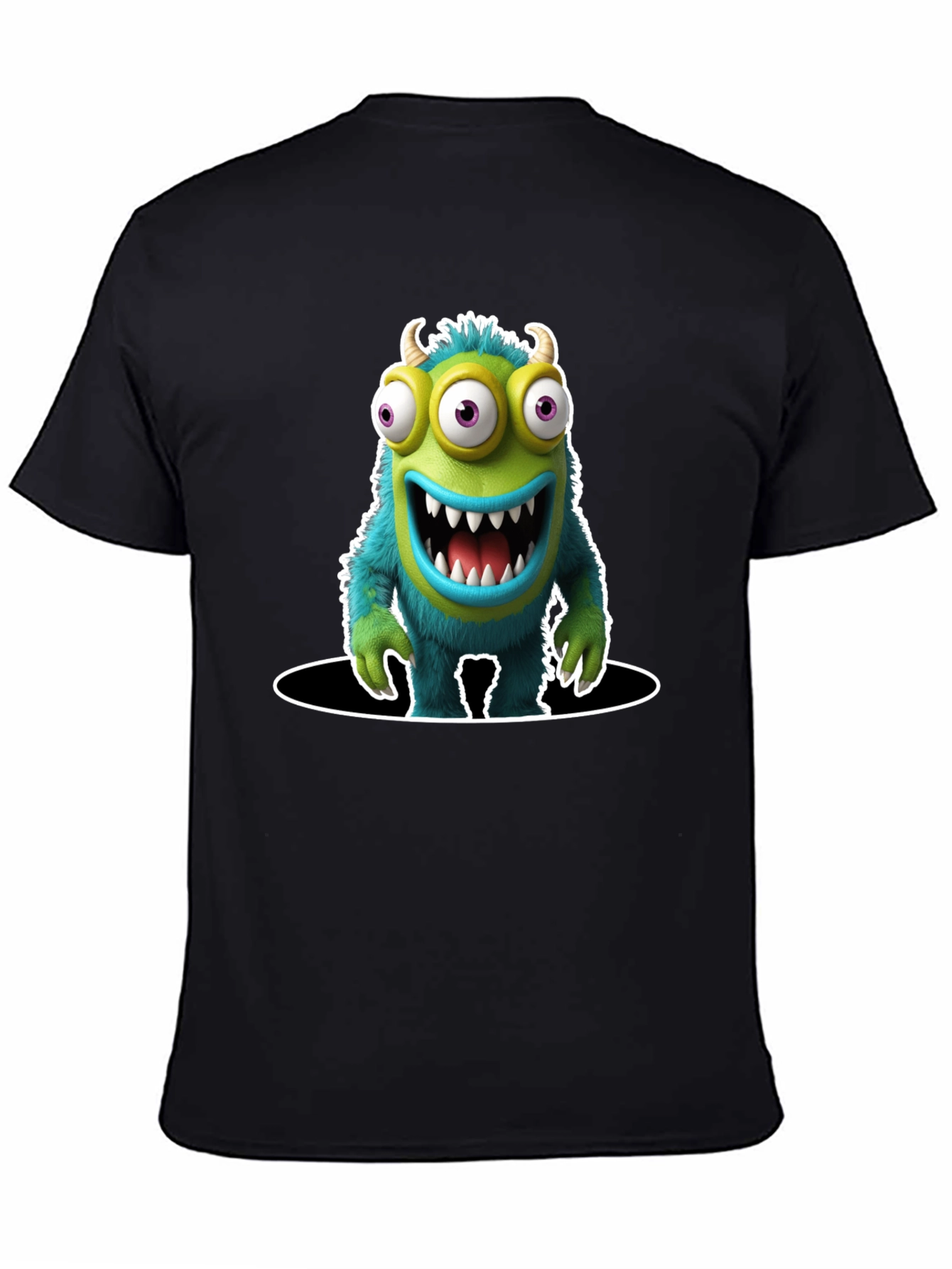 Monster Graphic T-Shirt - Quirky & Fun Design