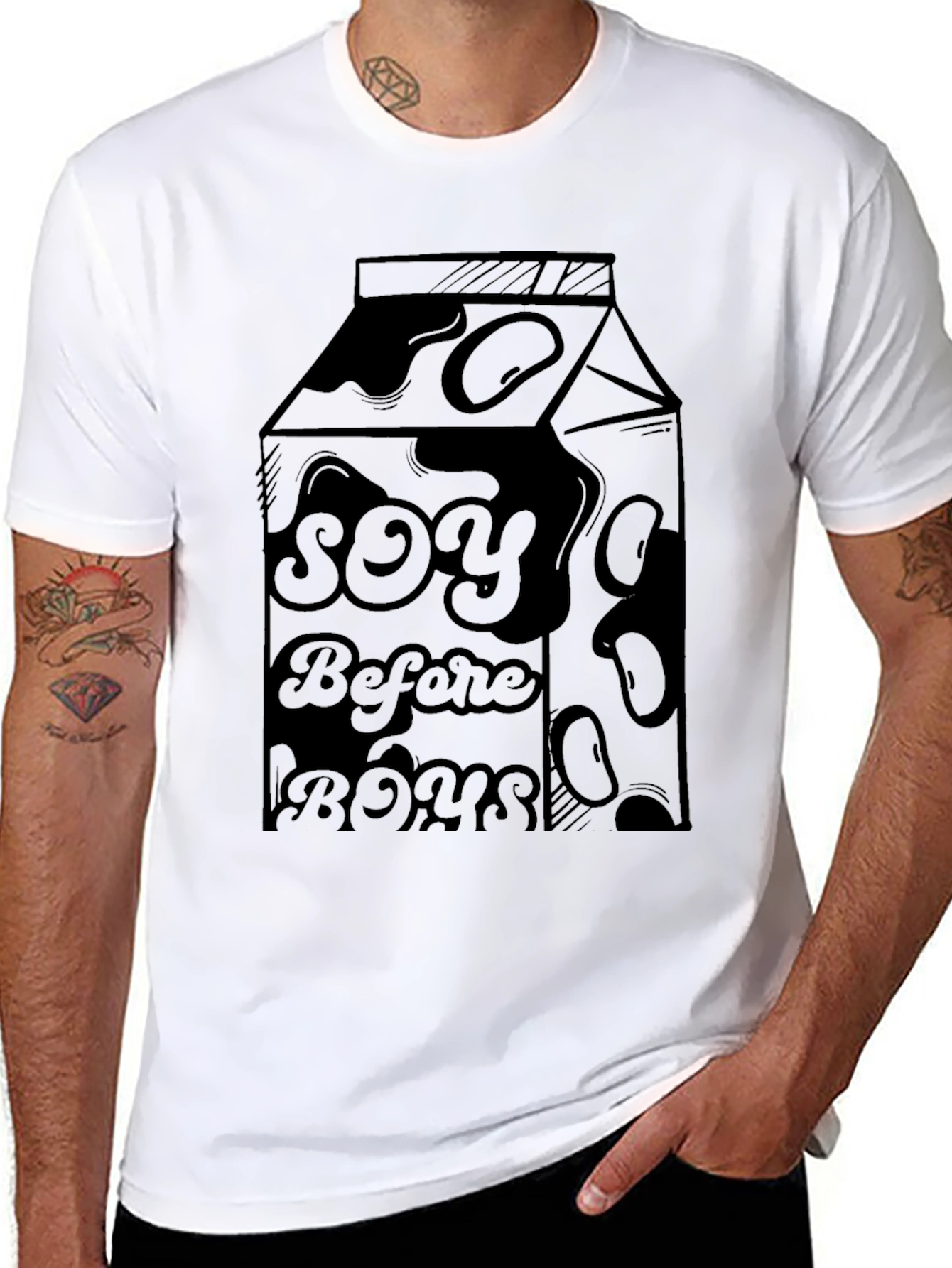 Soy Before Boys Graphic T-Shirt