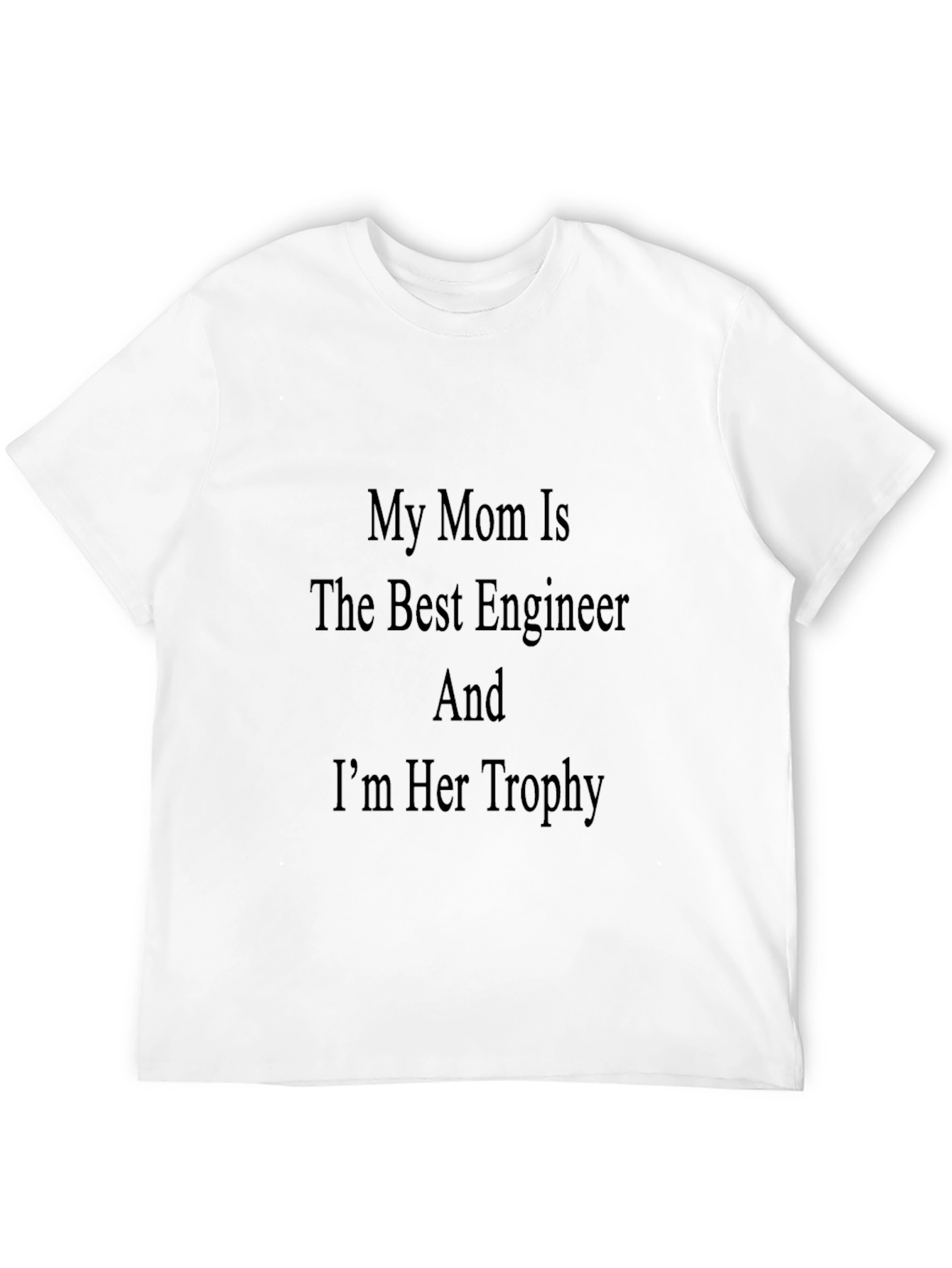 Engineer Mom Trophy Tee - Black
