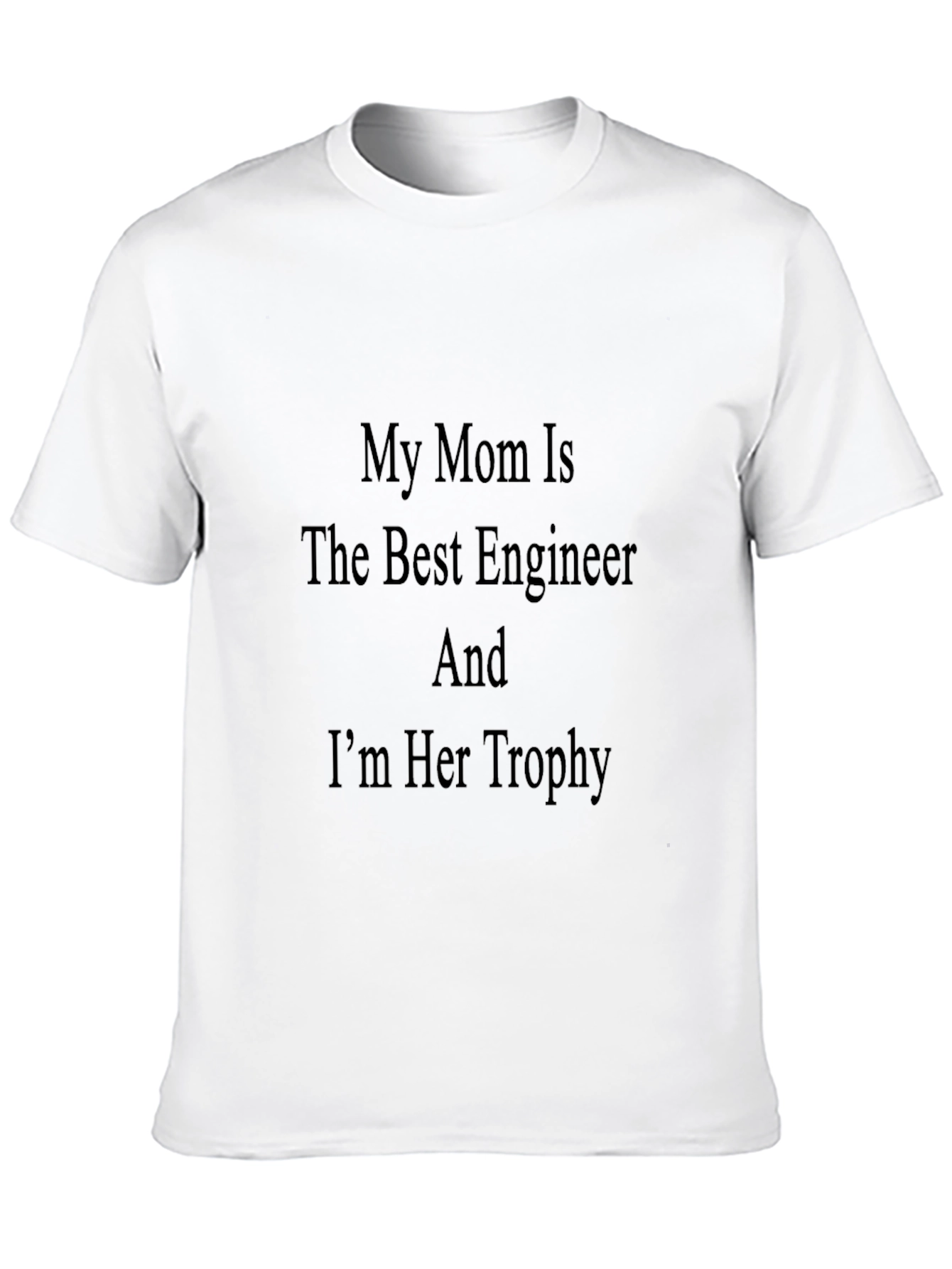 Engineer Mom Trophy Tee - Black