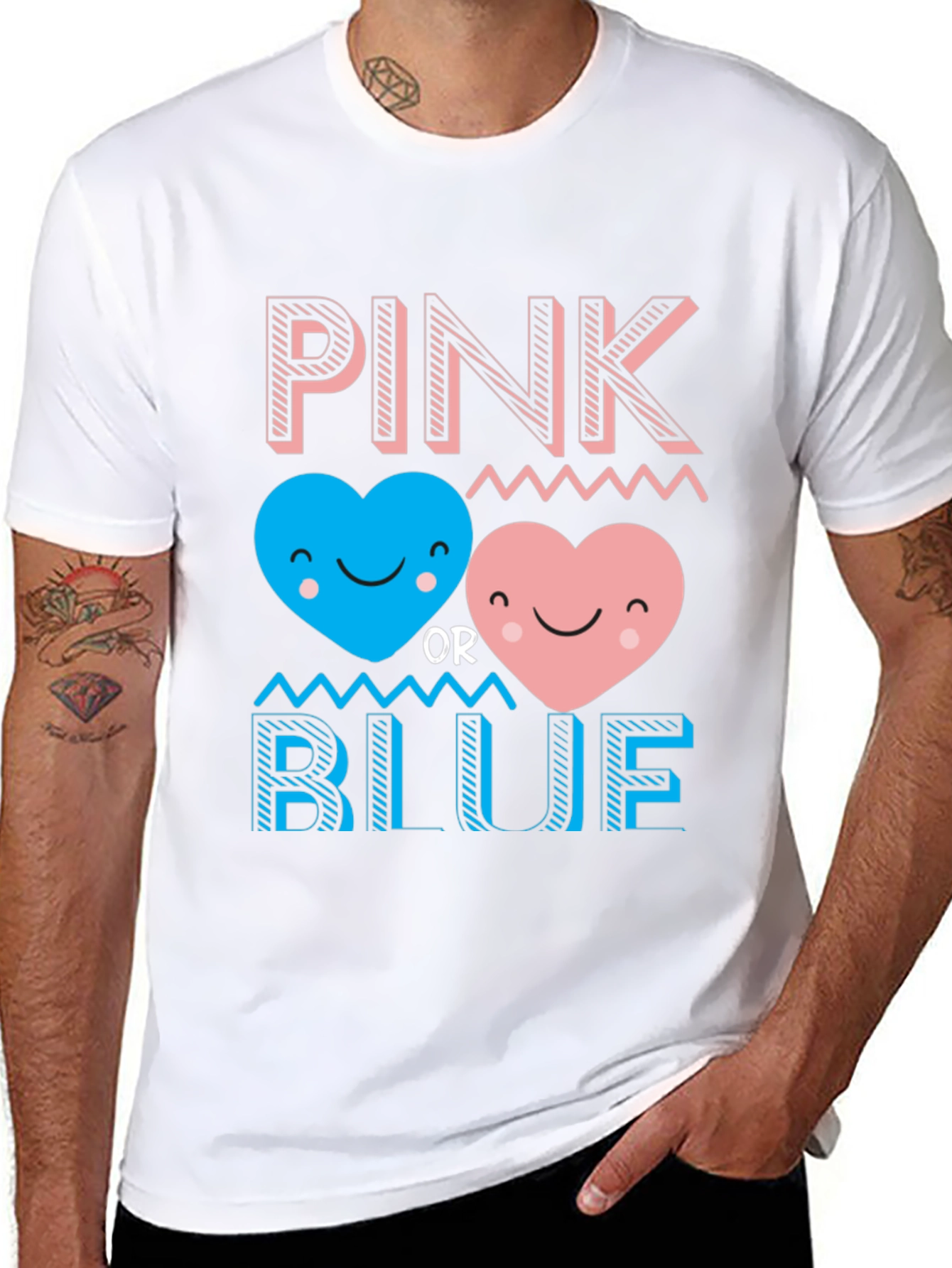 Pink or Blue Gender Reveal T-Shirt