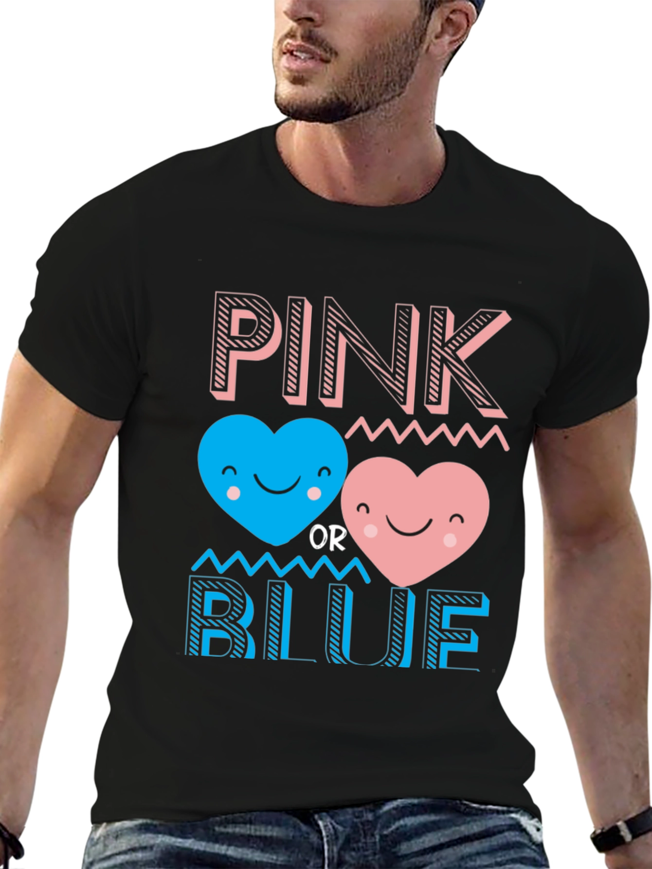 Pink or Blue Gender Reveal T-Shirt