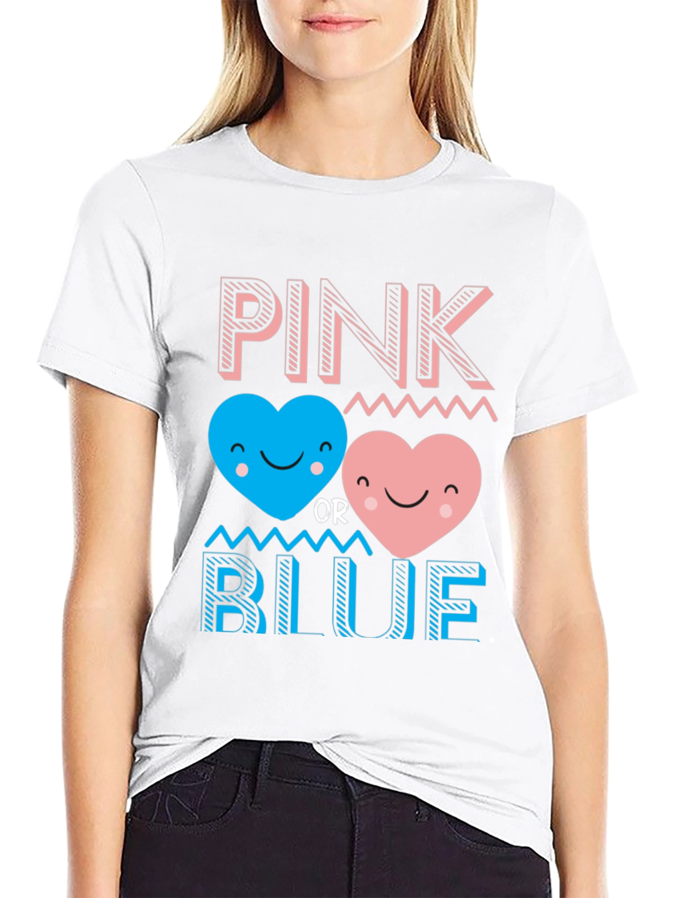 Pink or Blue Gender Reveal T-Shirt