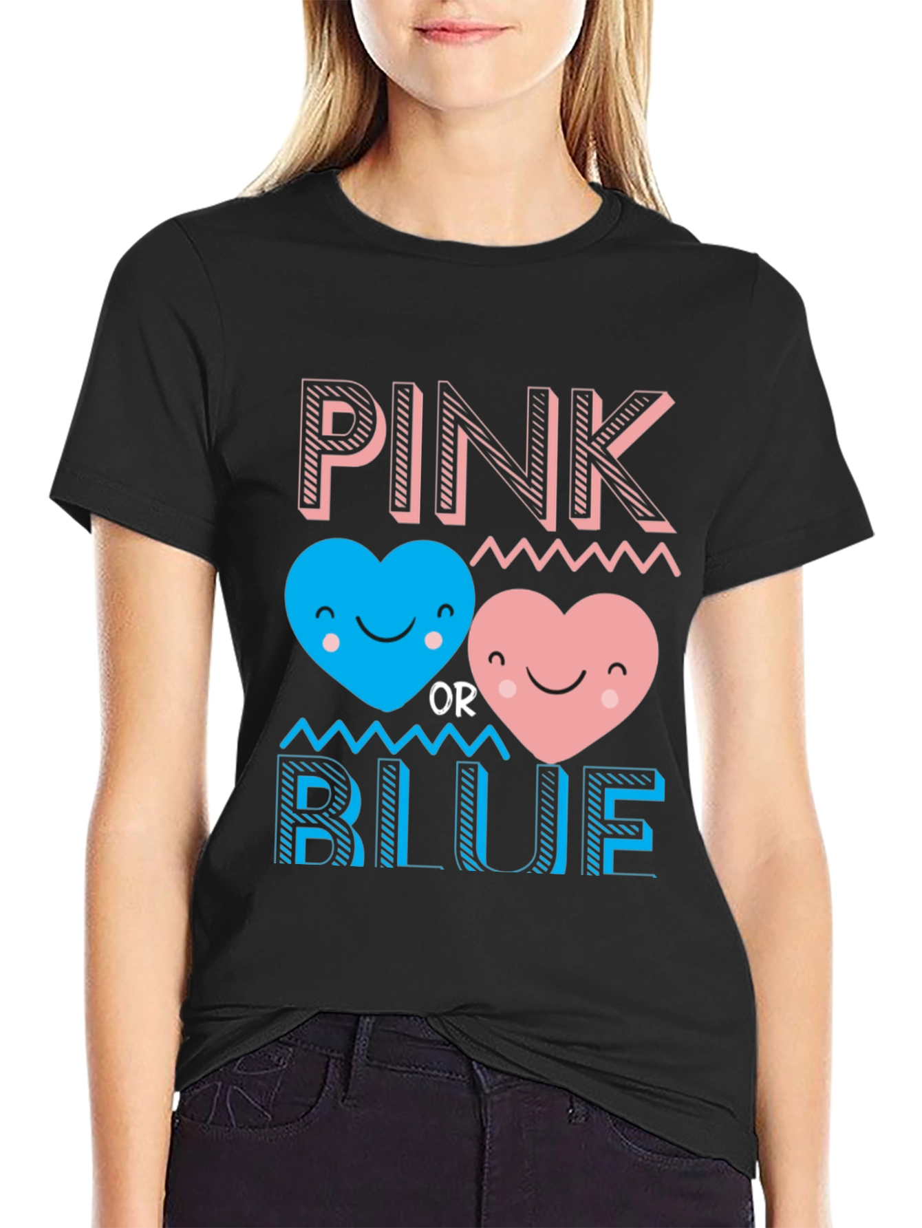 Pink or Blue Gender Reveal T-Shirt