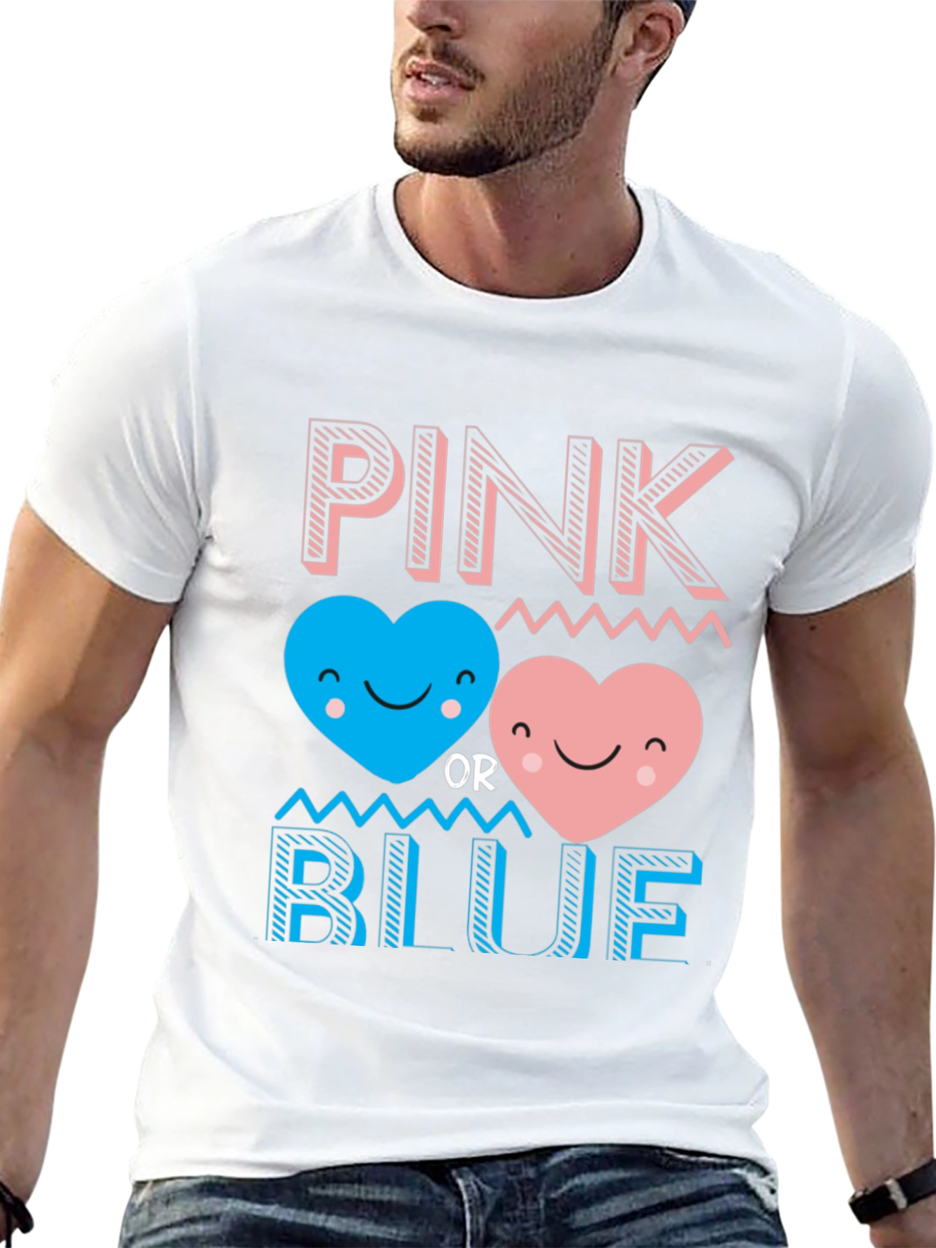 Pink or Blue Gender Reveal T-Shirt