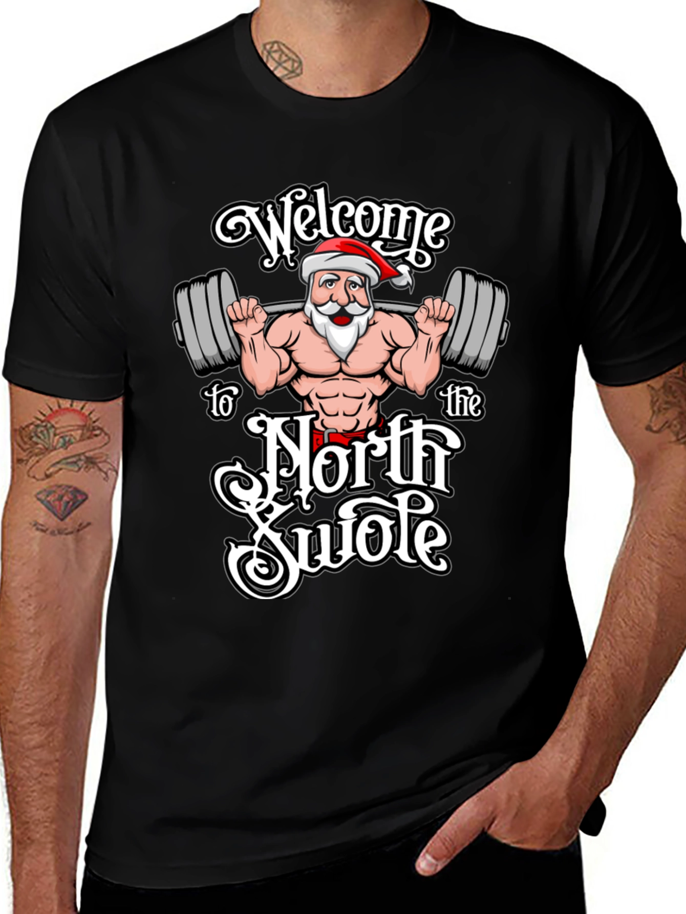 Welcome to the North Swole Christmas T-Shirt