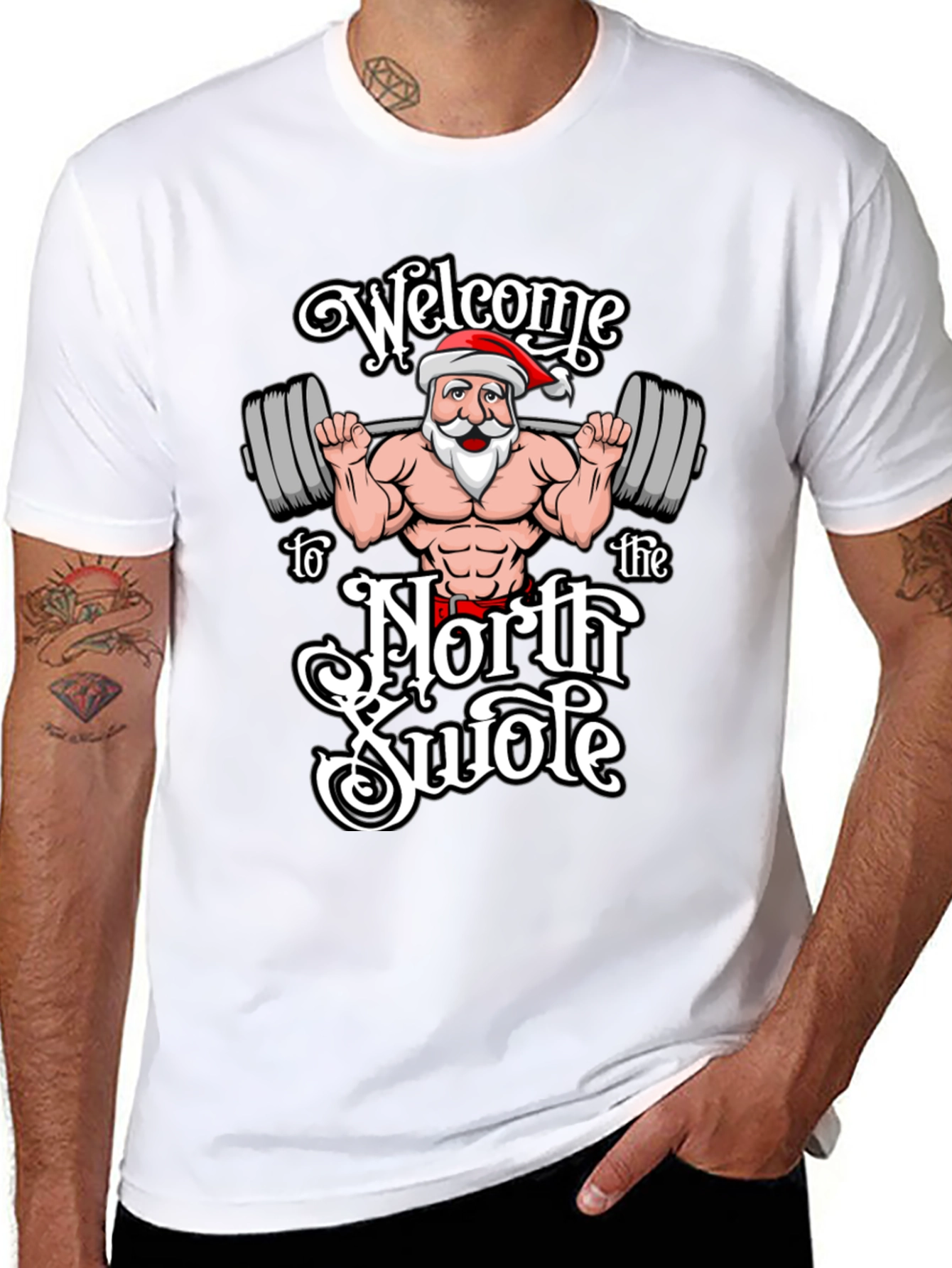 Welcome to the North Swole Christmas T-Shirt