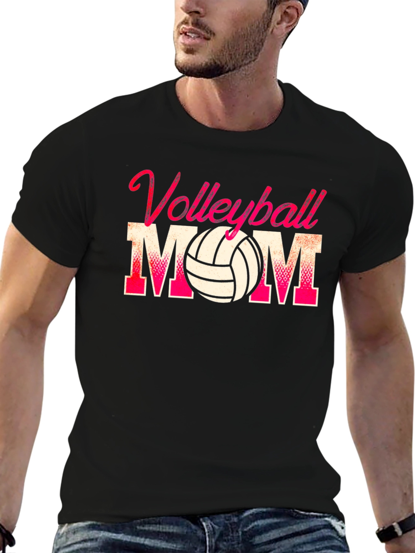 Volleyball Mom Graphic T-Shirt