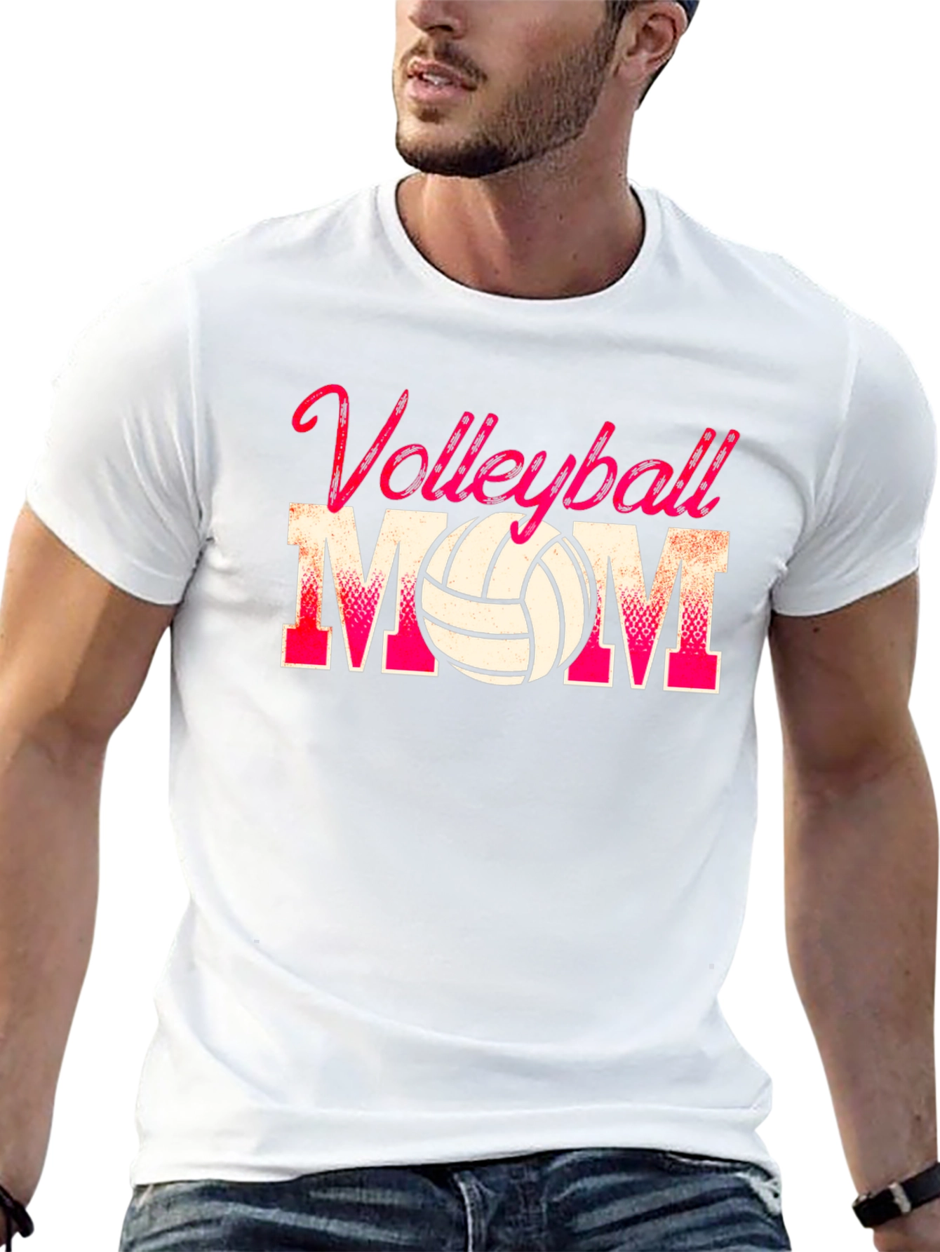 Volleyball Mom Graphic T-Shirt