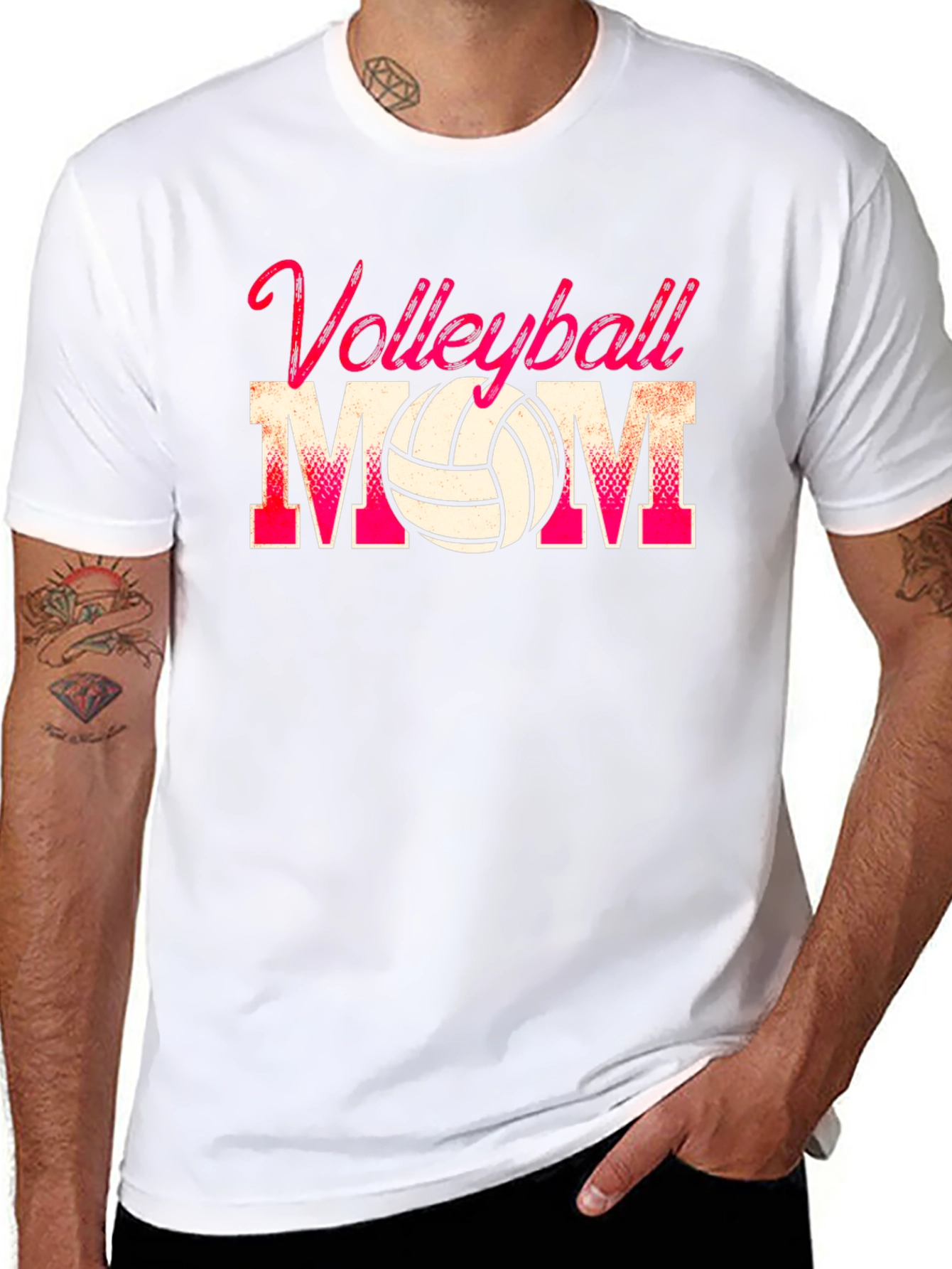 Volleyball Mom Graphic T-Shirt