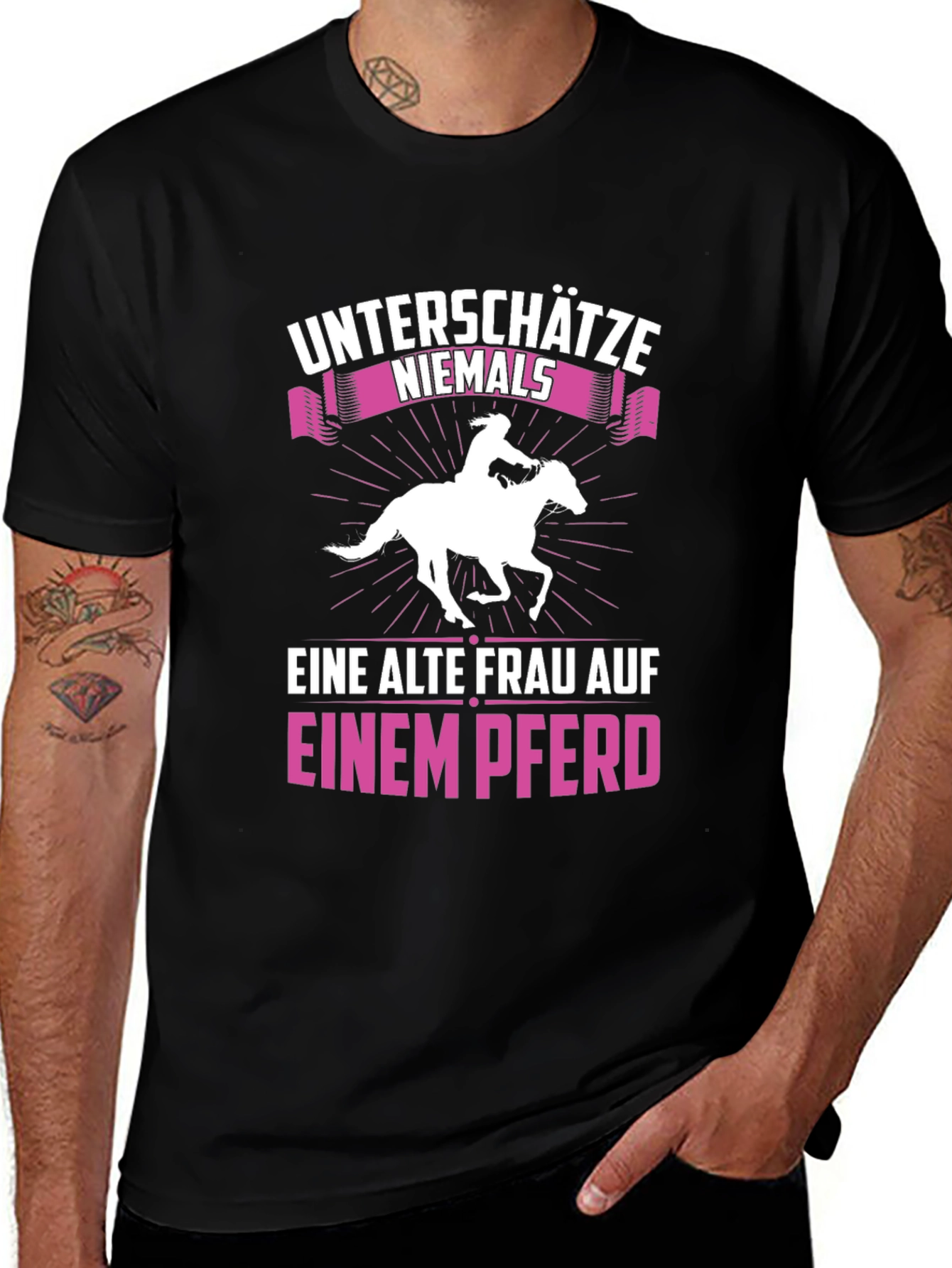 Unterschätze Niemals T-Shirt