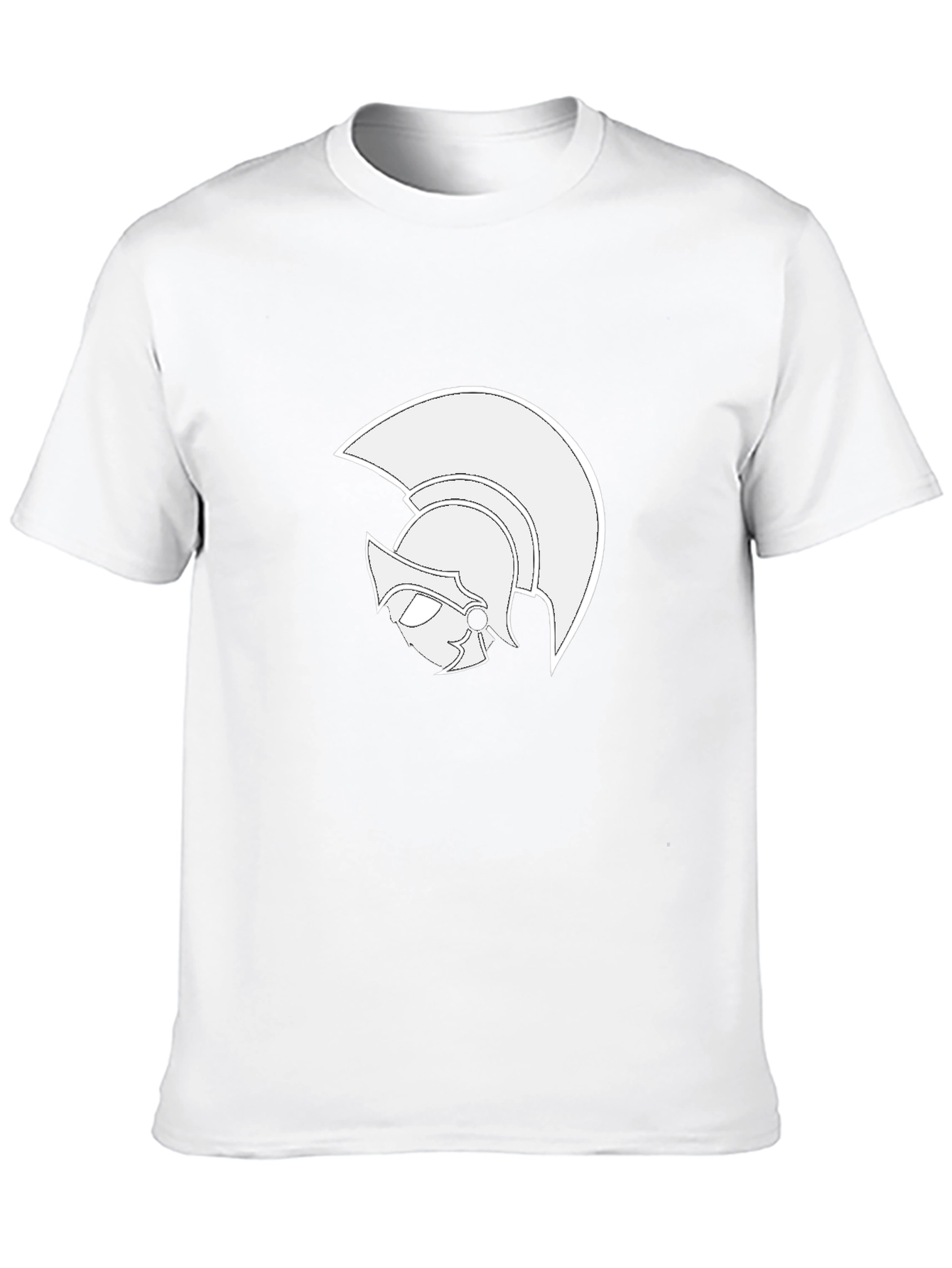 Trojan Helmet Graphic Tee - Classic Style