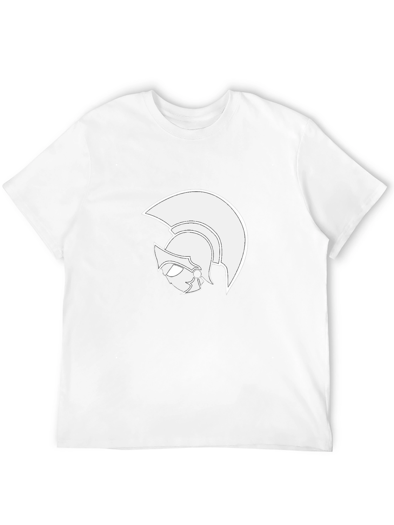 Trojan Helmet Graphic Tee - Classic Style