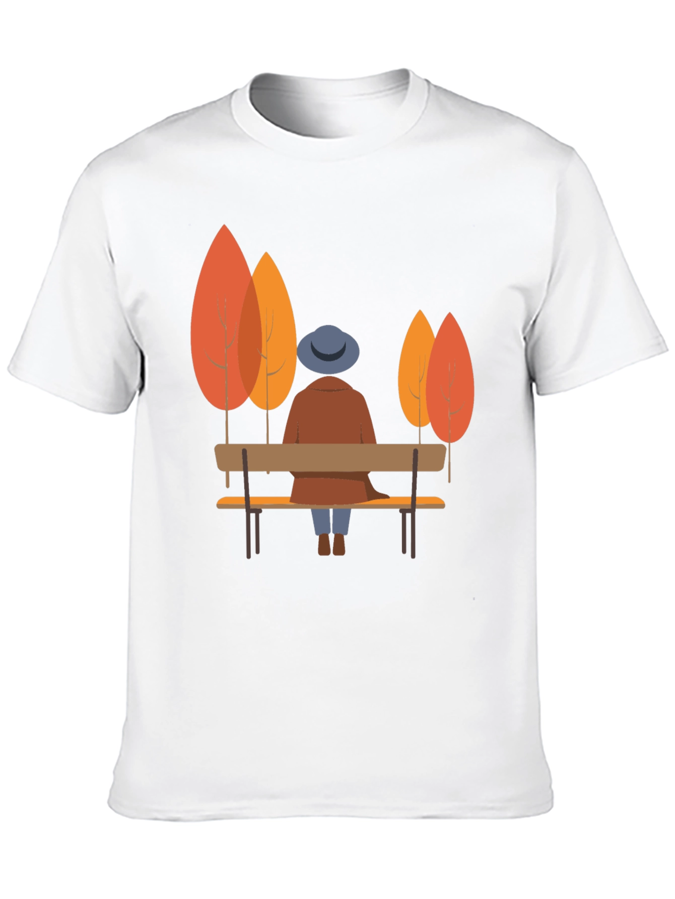 Autumn Scene Graphic Tee - Comfort & Style