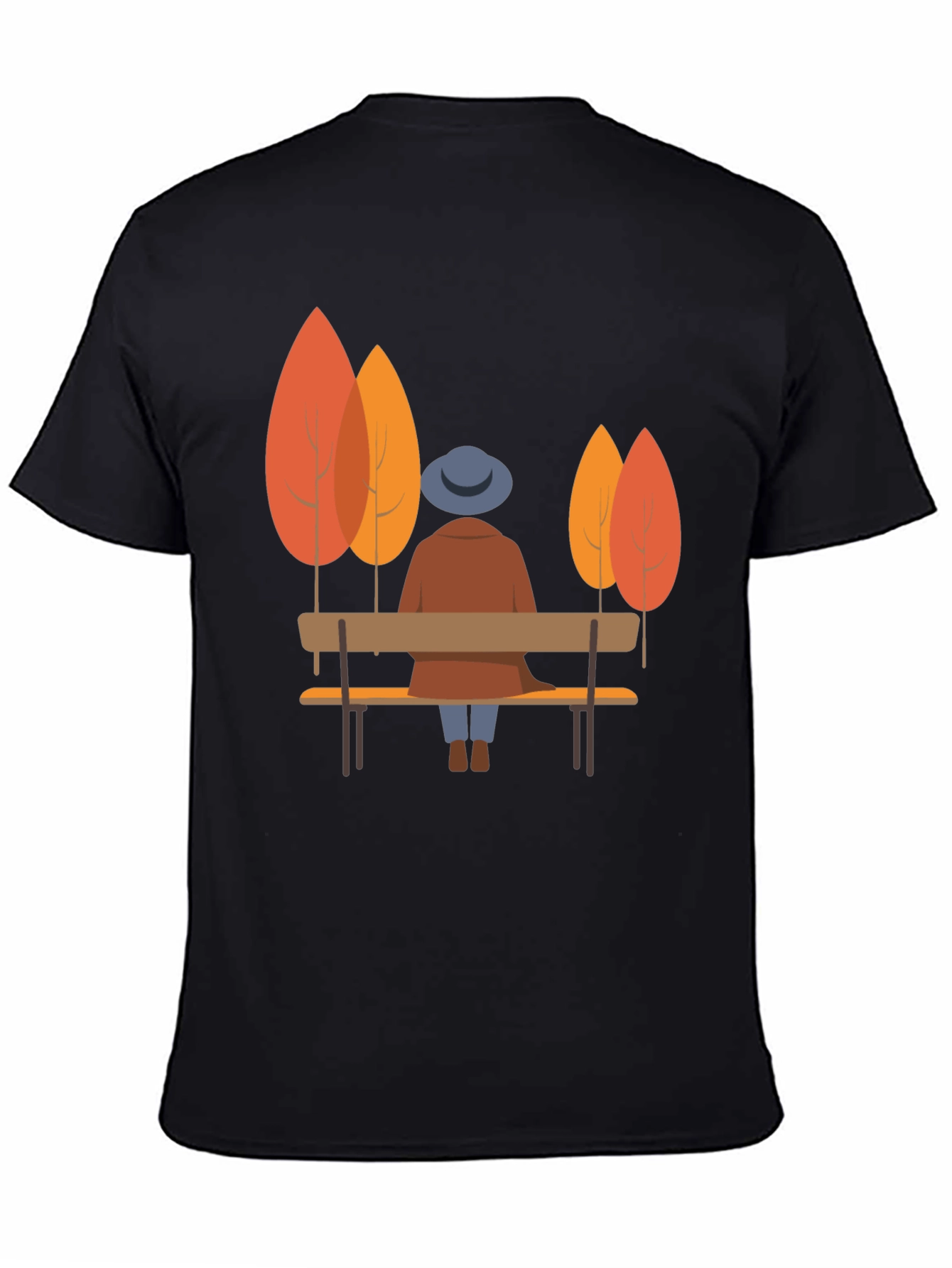 Autumn Scene Graphic Tee - Comfort & Style