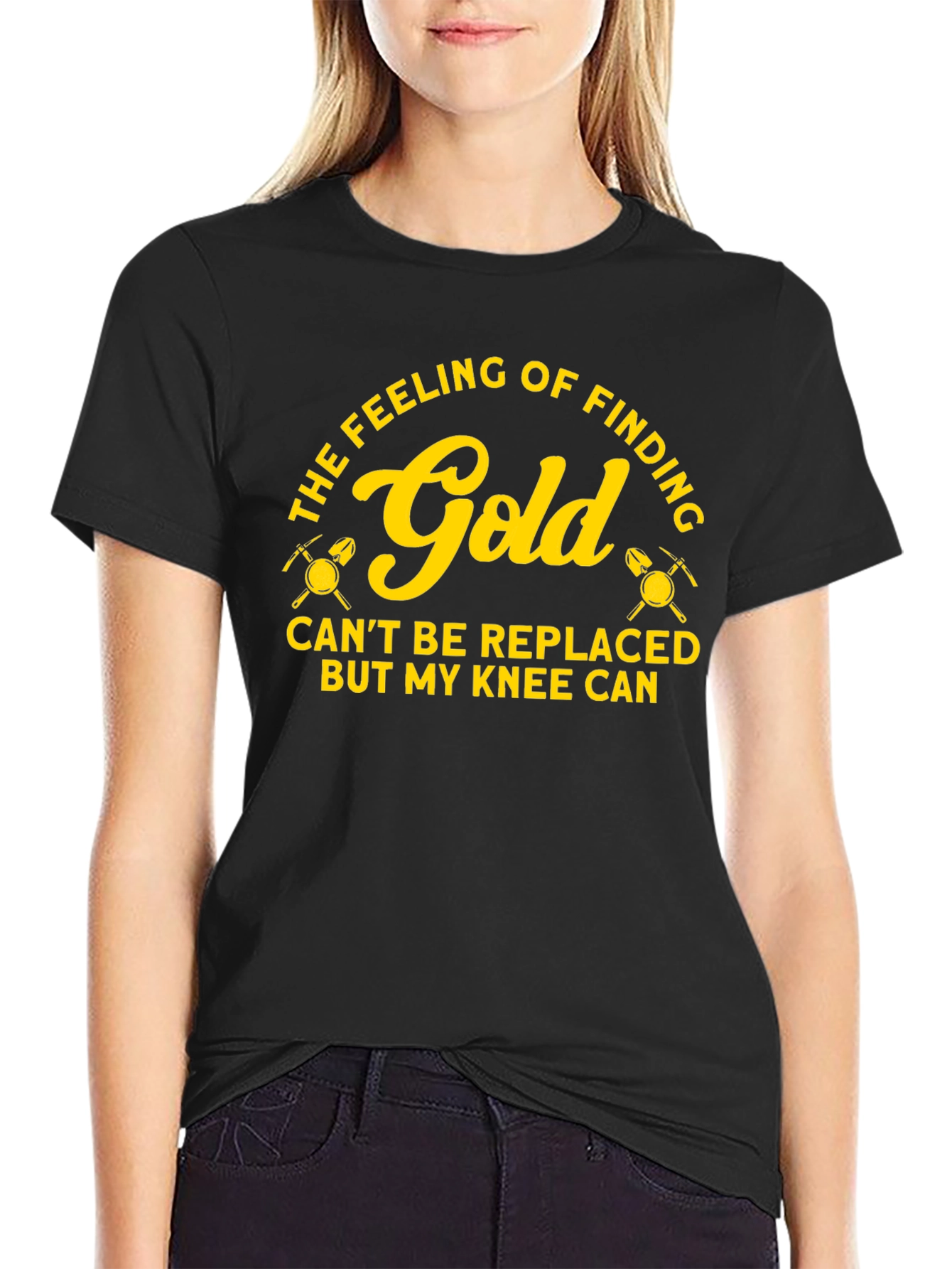 Gold Finding T-Shirt - Knee Replacement Humor