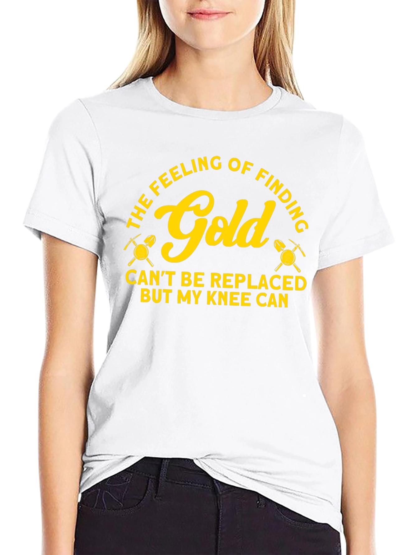 Gold Finding T-Shirt - Knee Replacement Humor