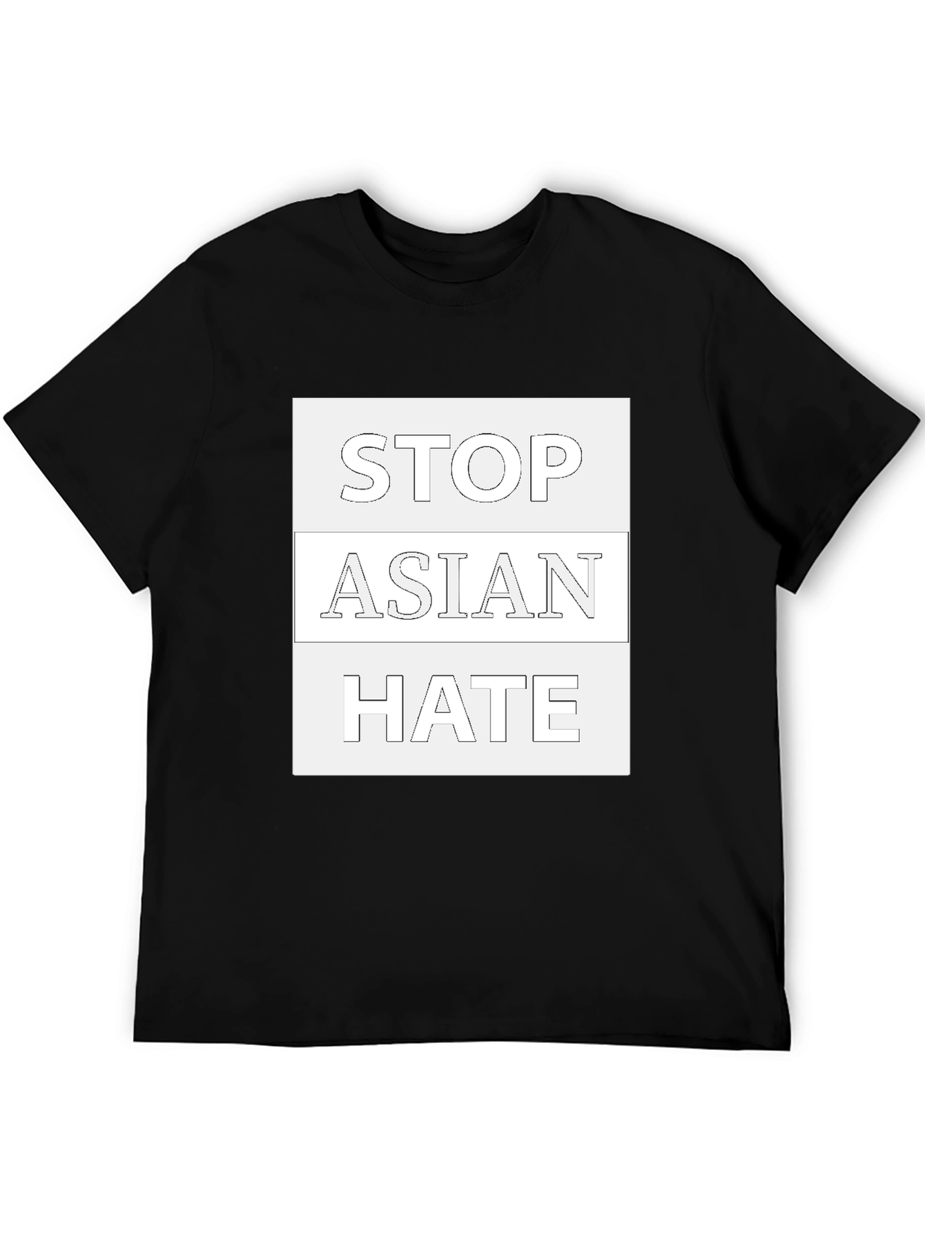 Stop Asian Hate T-Shirt - Black