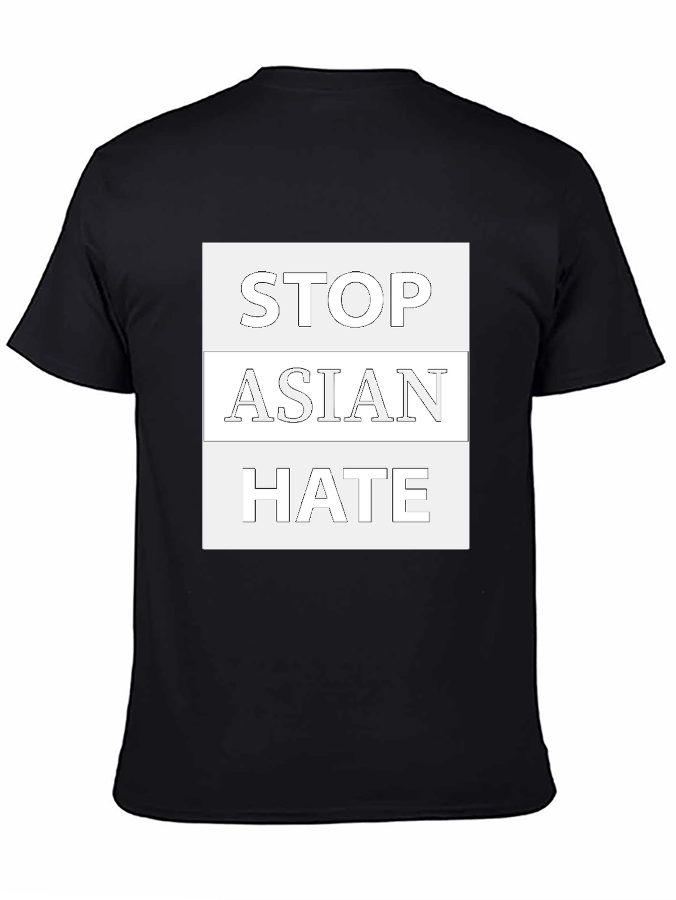 Stop Asian Hate T-Shirt - Black