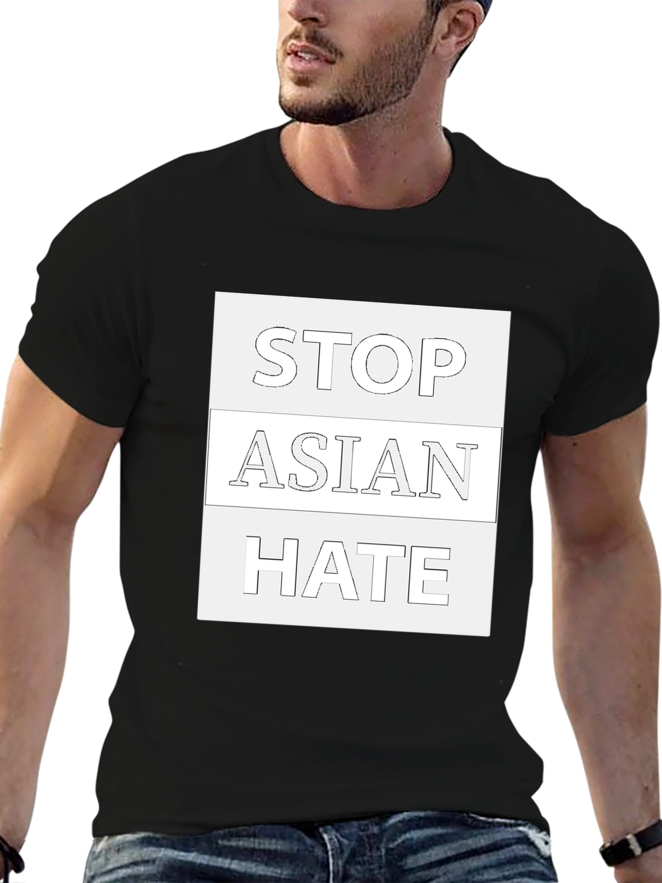 Stop Asian Hate T-Shirt - Black