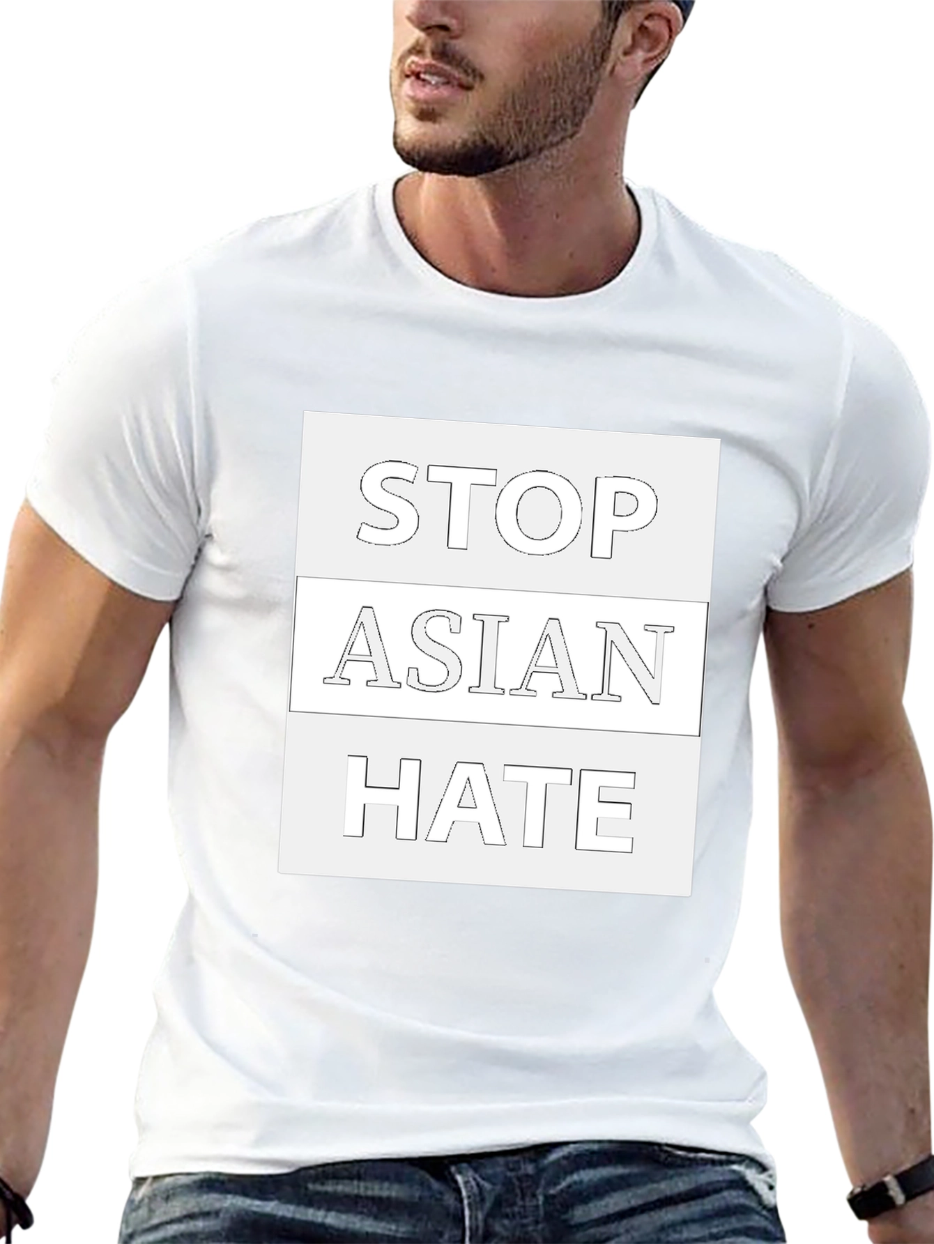 Stop Asian Hate T-Shirt - Black