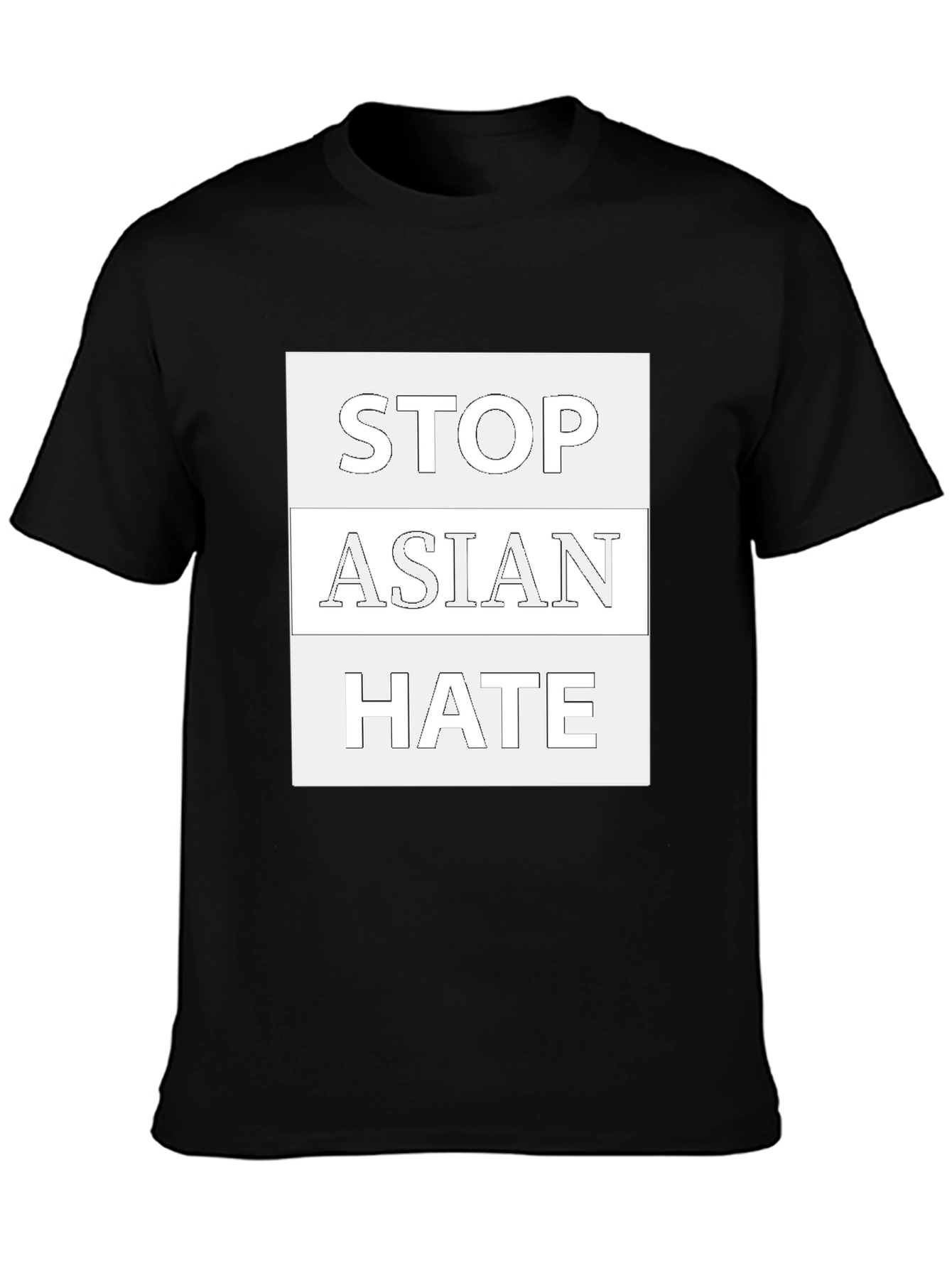 Stop Asian Hate T-Shirt - Black