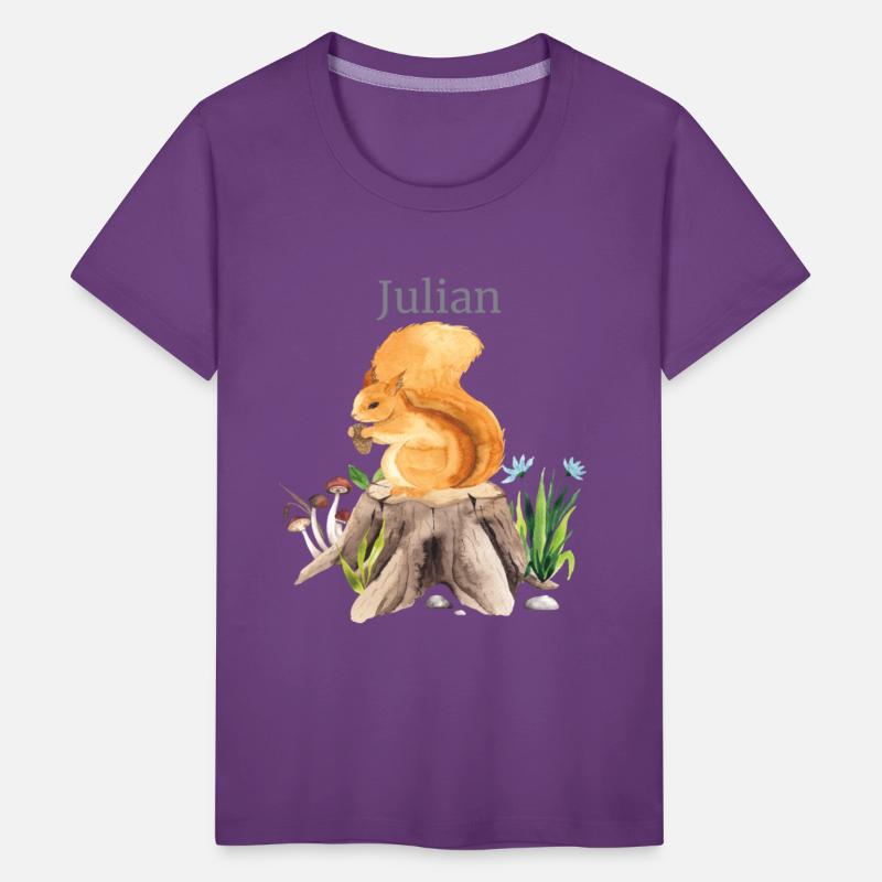 Waldtier Squirrel Flowers Name Julian