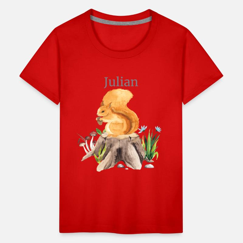 Waldtier Squirrel Flowers Name Julian